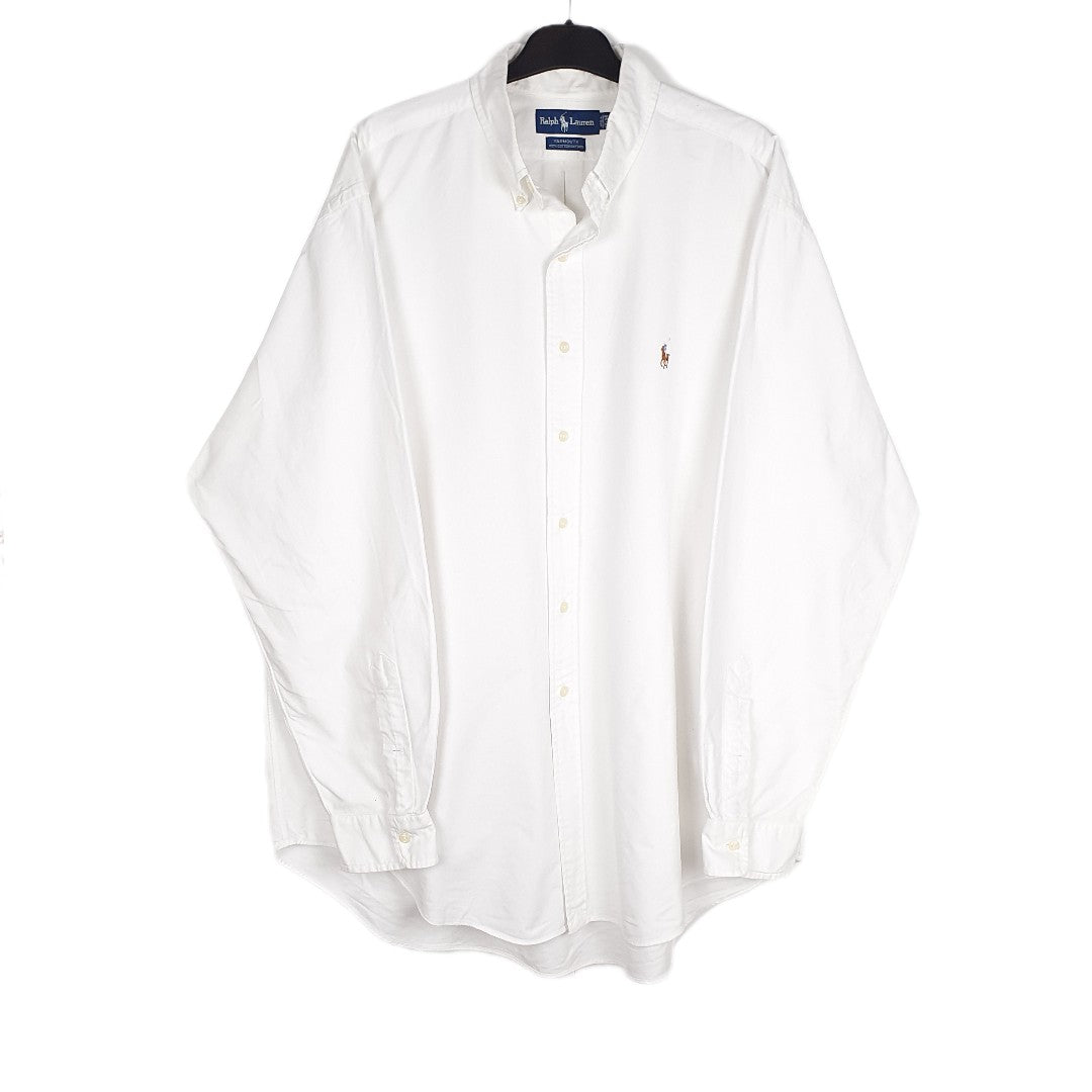 White Polo Ralph Lauren Long Sleeve Shirt