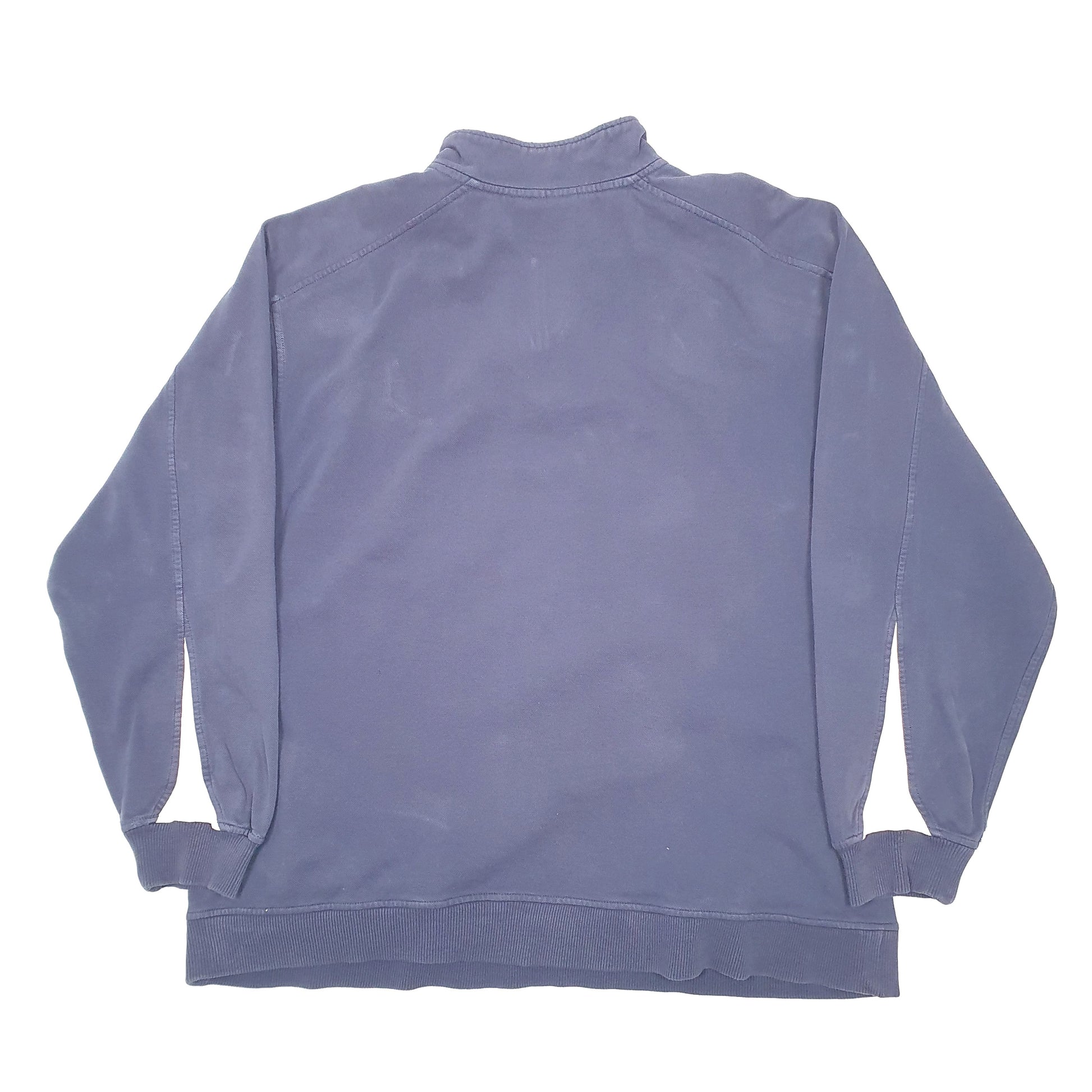 Mens Navy Nike Vintage Detroit MLB Baseball Team Quarter Zip Jumper