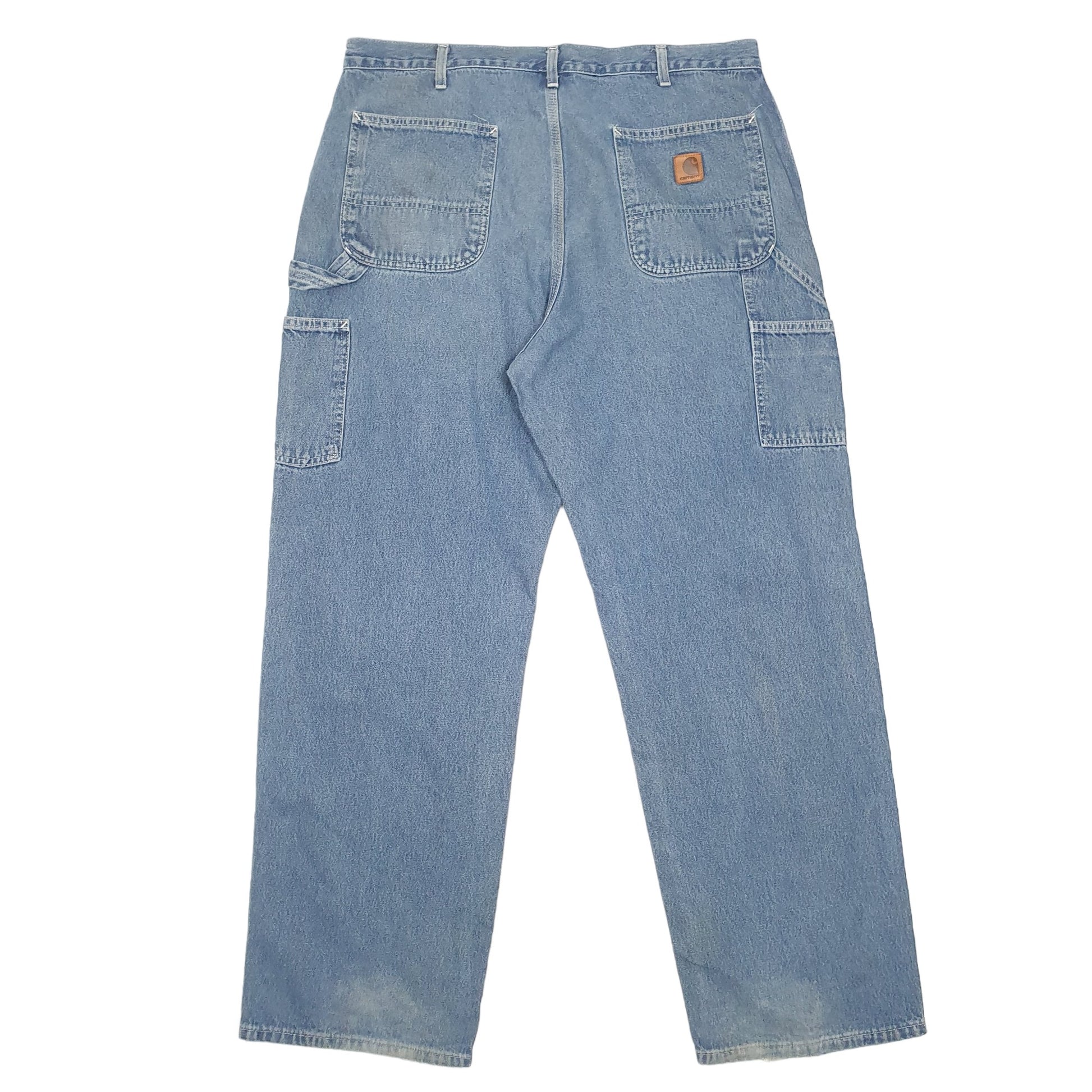 Mens Blue Carhartt  Carpenter JeansW38 L32
