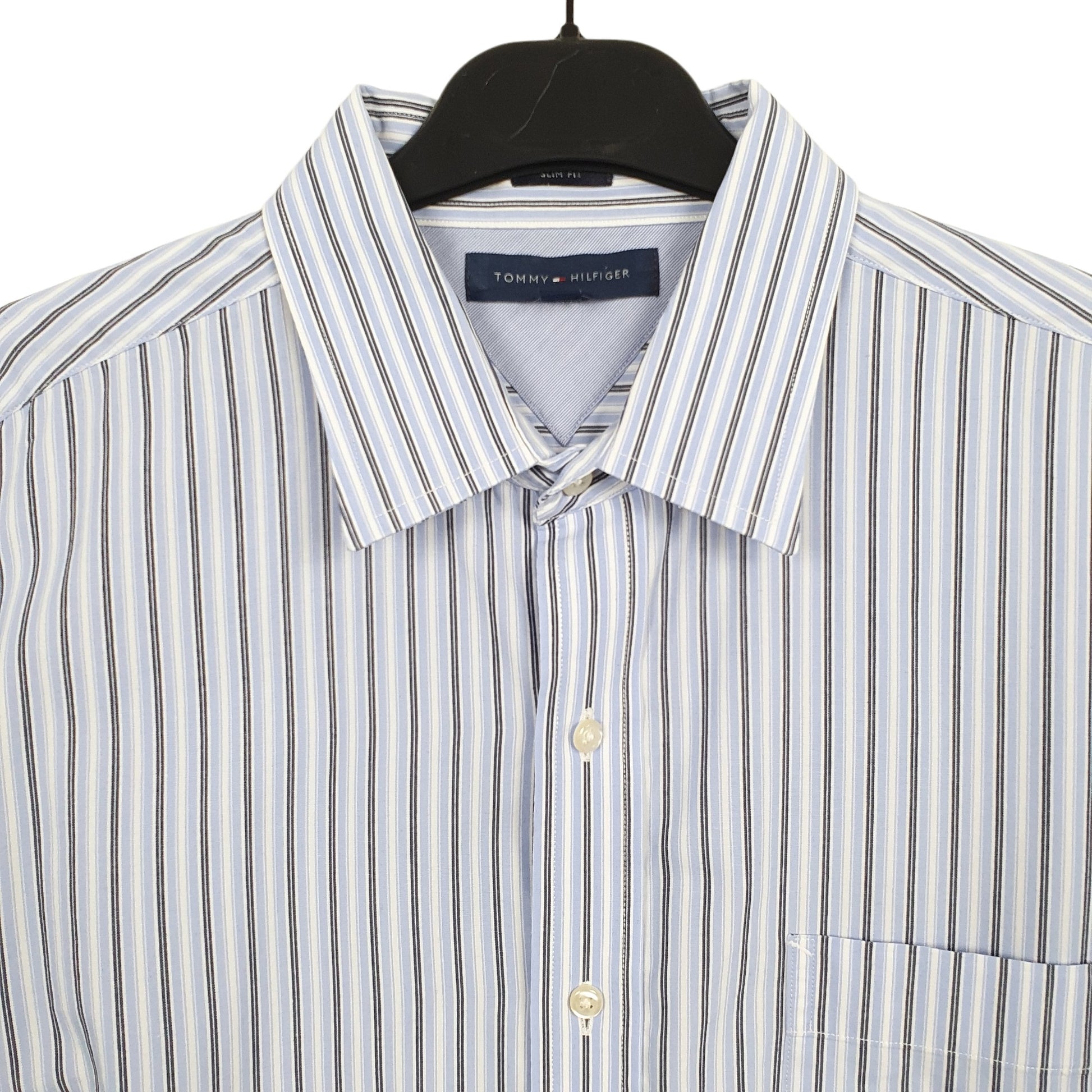 Mens Blue Tommy Hilfiger  Long Sleeve Shirt