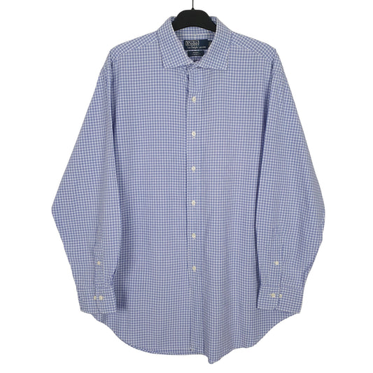 Ralph Lauren Long Sleeve Regular Fit Check Shirt Blue