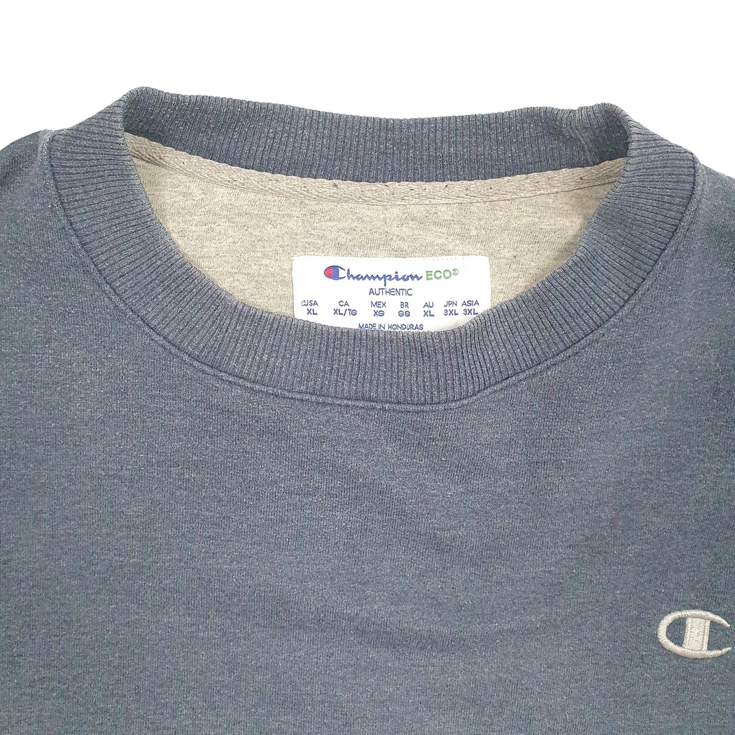 Mens Grey Champion  Crewneck Jumper