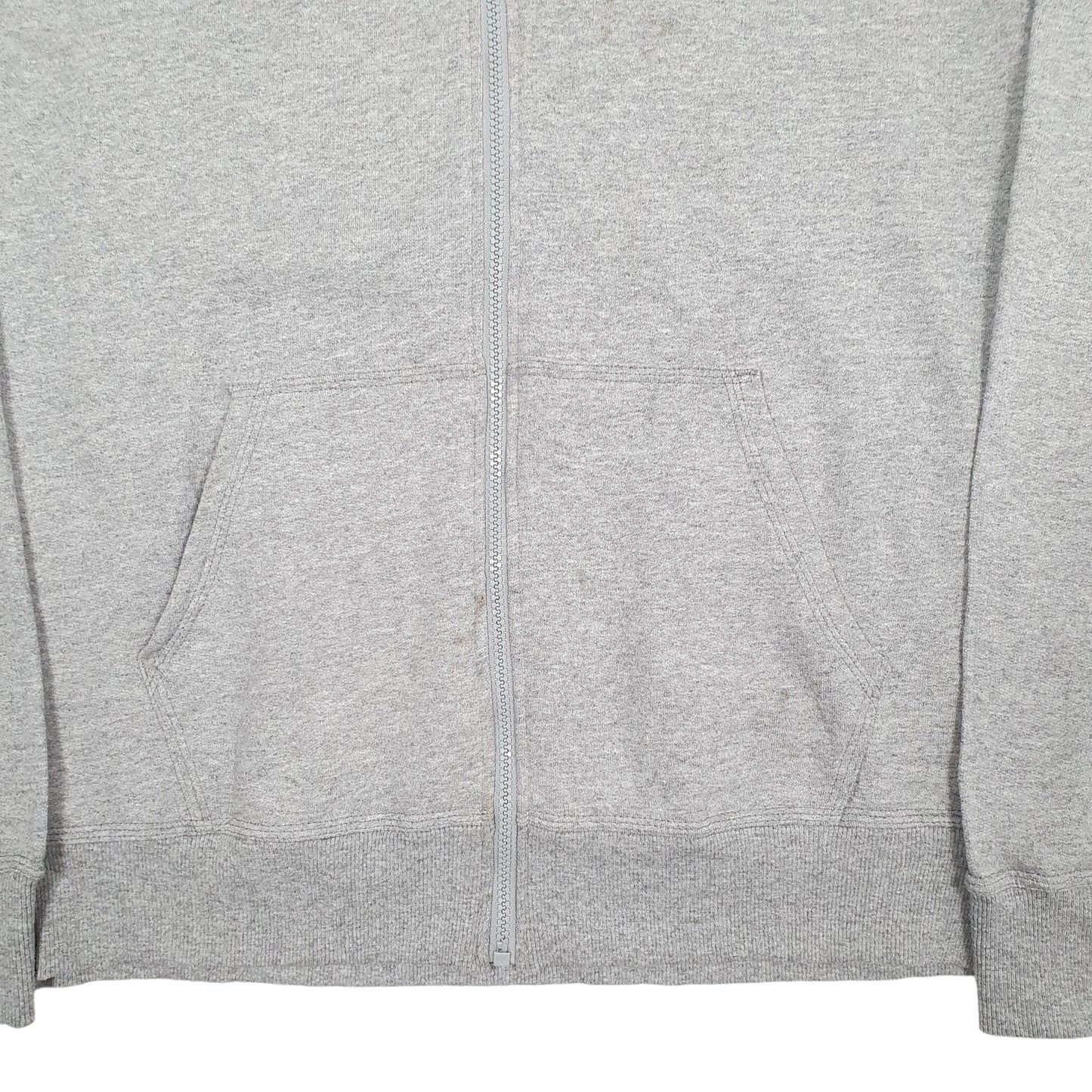 Mens Grey Champion Hooded Full Zip Jumper