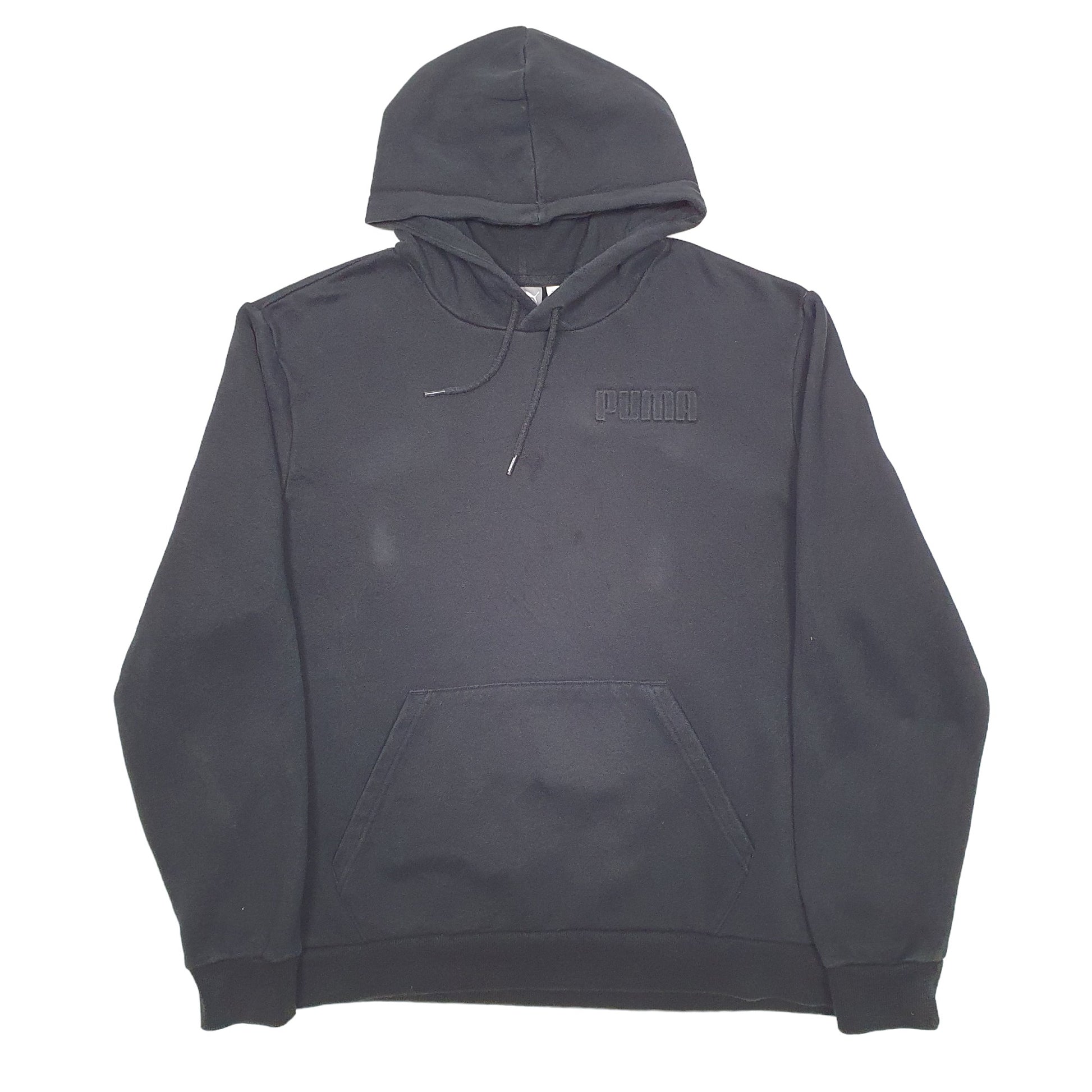 Mens Black Puma  Hoodie Jumper