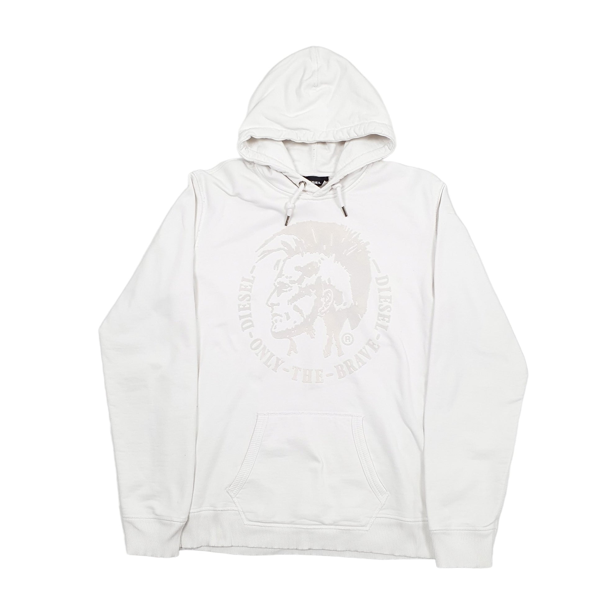 Diesel Hoodie S White