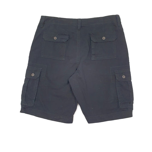 Arizona Jeans Black Cargo Workwear Shorts W34