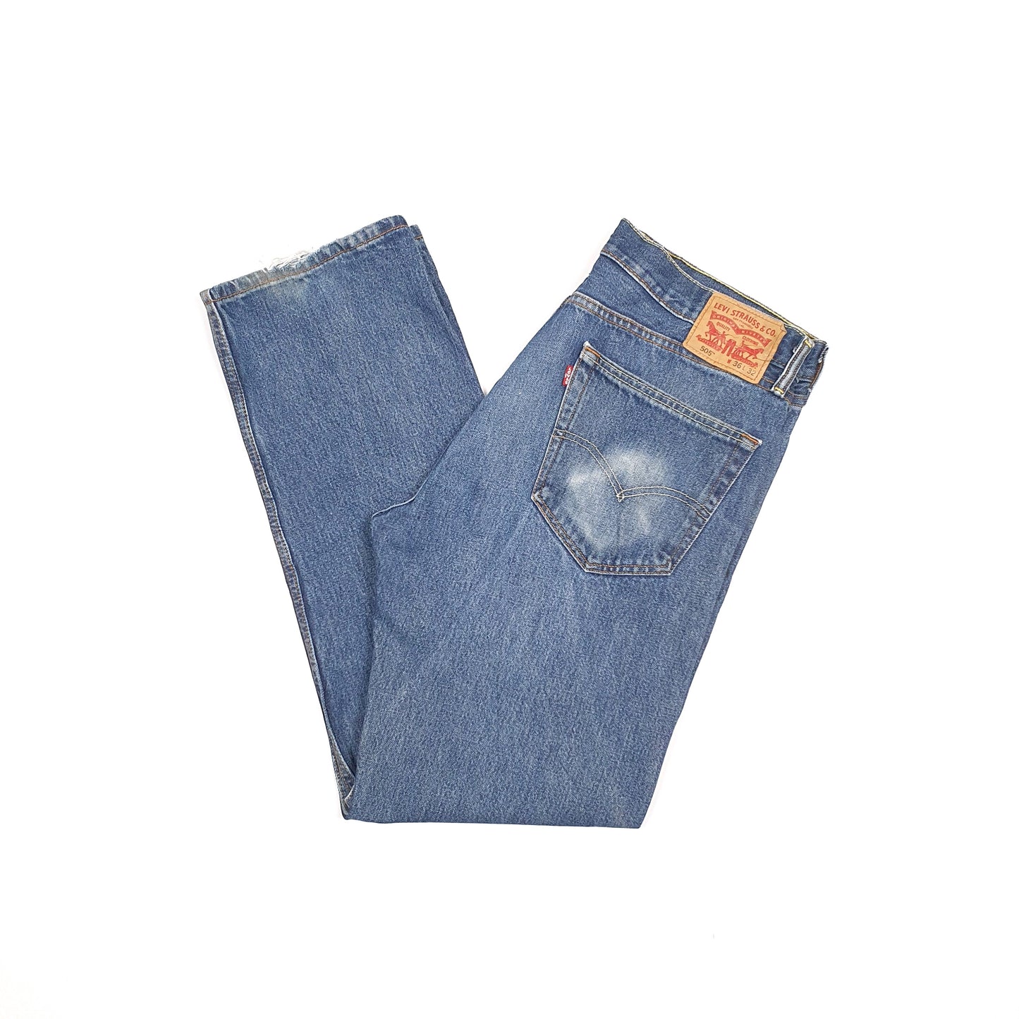 Levis 505 Regular Fit Jeans W36 L32 Blue