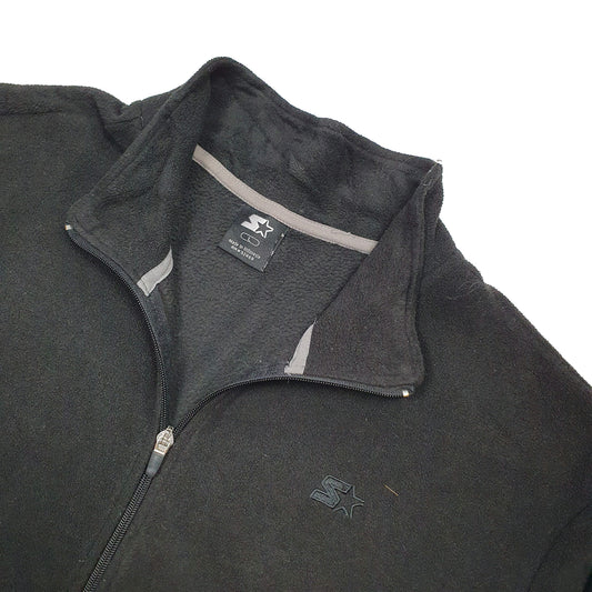 Starter Full Zip Fleece XL Black