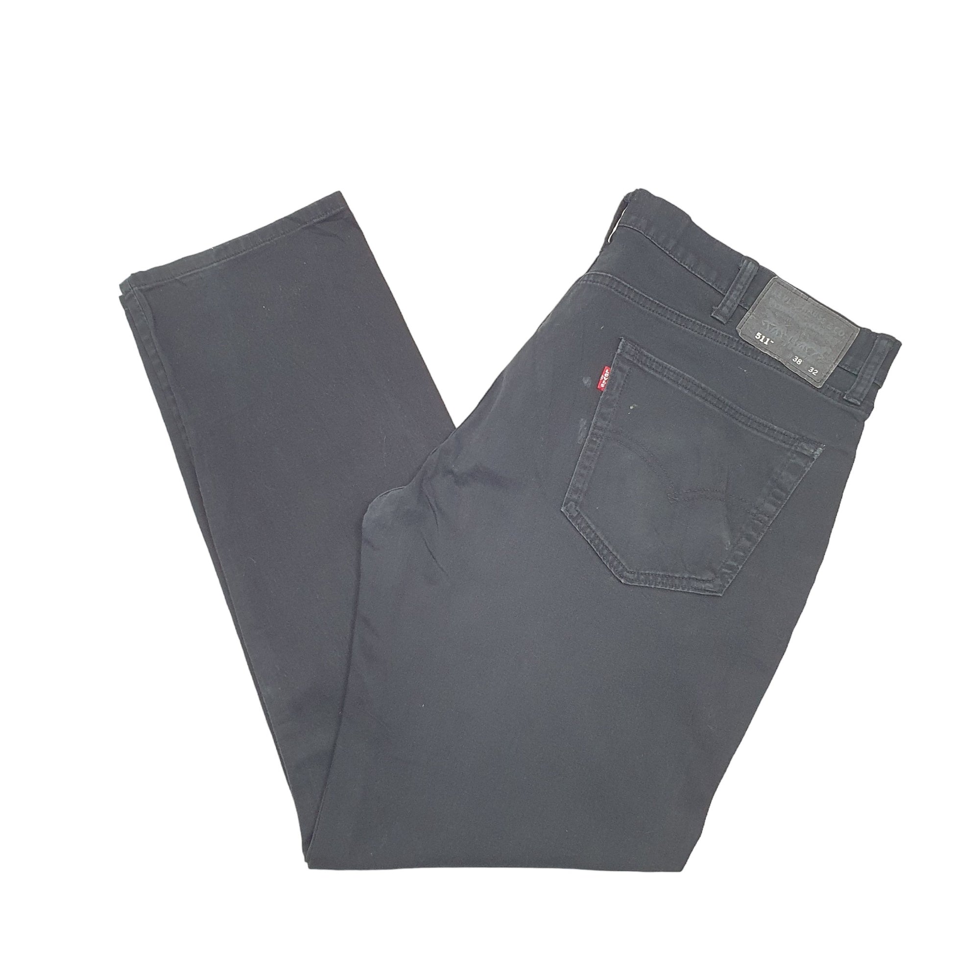 Mens Black Levis 511 Chino Trousers