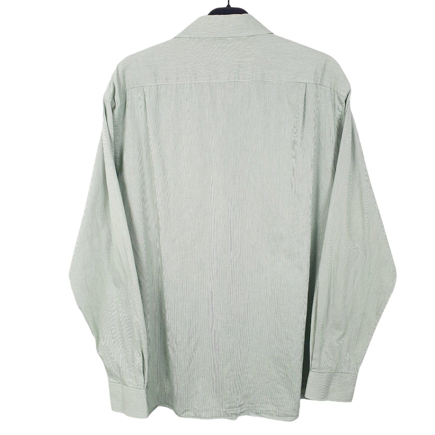 Tommy Hilfiger Long Sleeve Slim Fit Striped Shirt Green