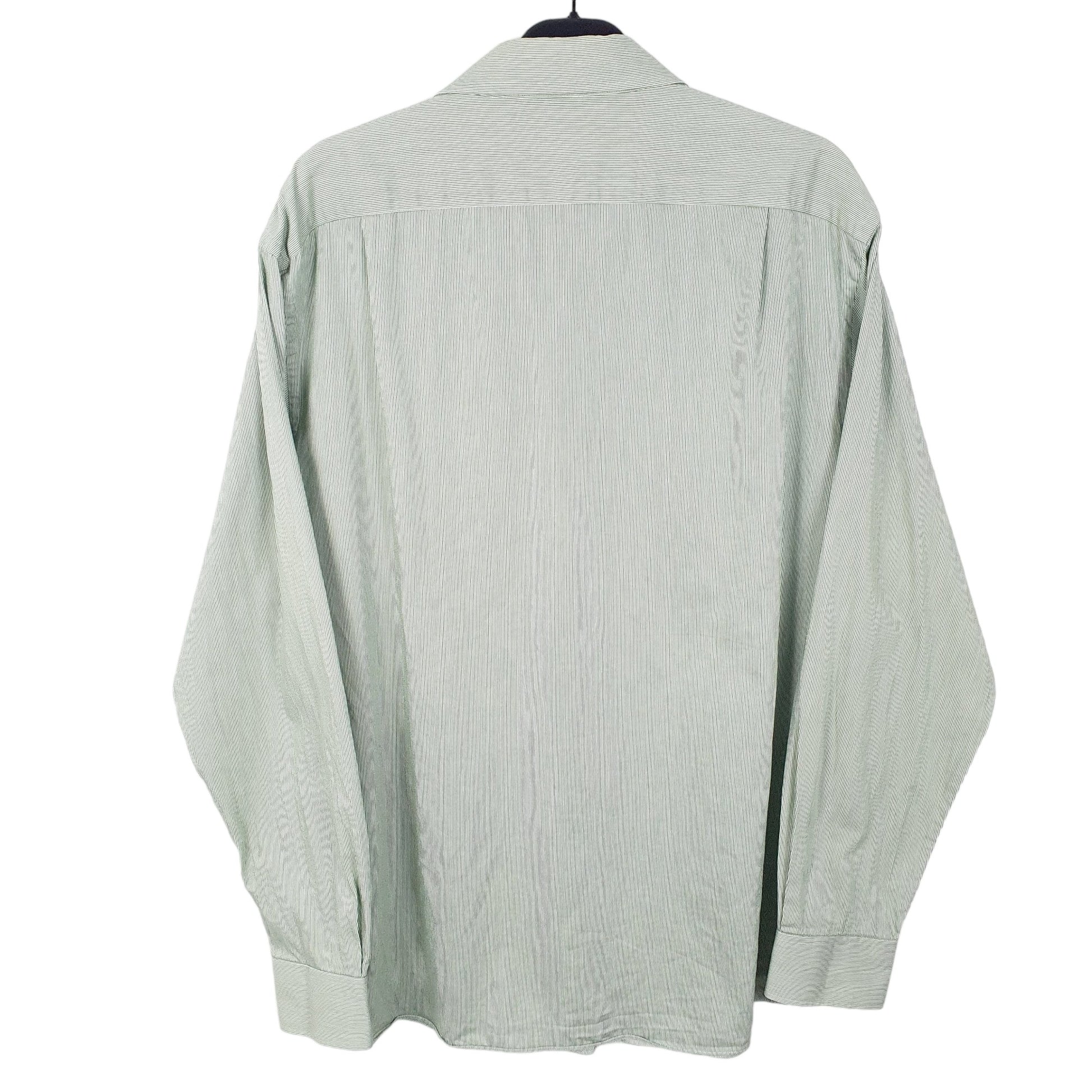 Tommy Hilfiger Long Sleeve Slim Fit Striped Shirt Green