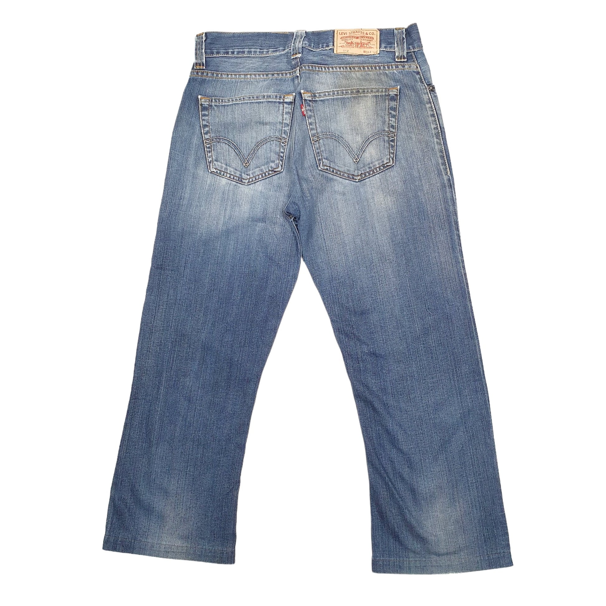 Mens Blue Levis  512 JeansW34 L26