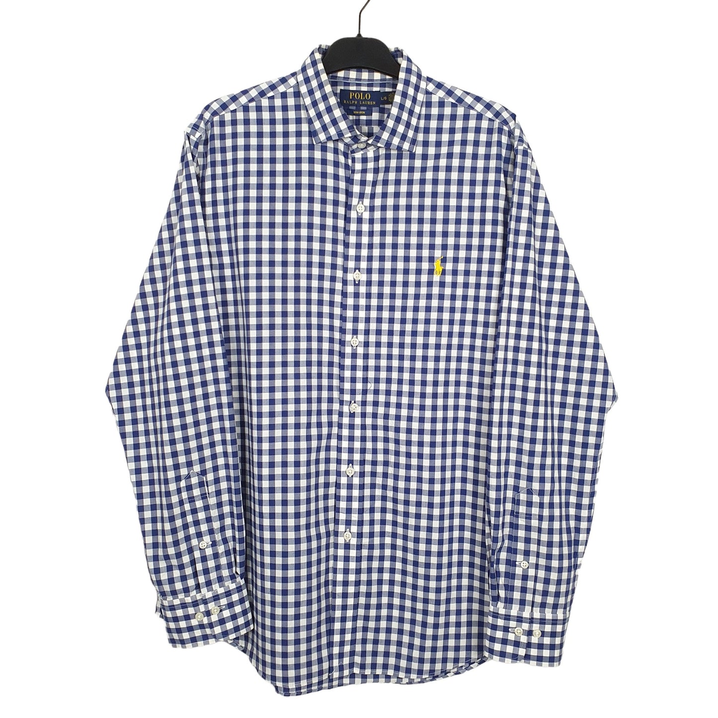 Ralph Lauren Long Sleeve Regular Fit Check Shirt Blue
