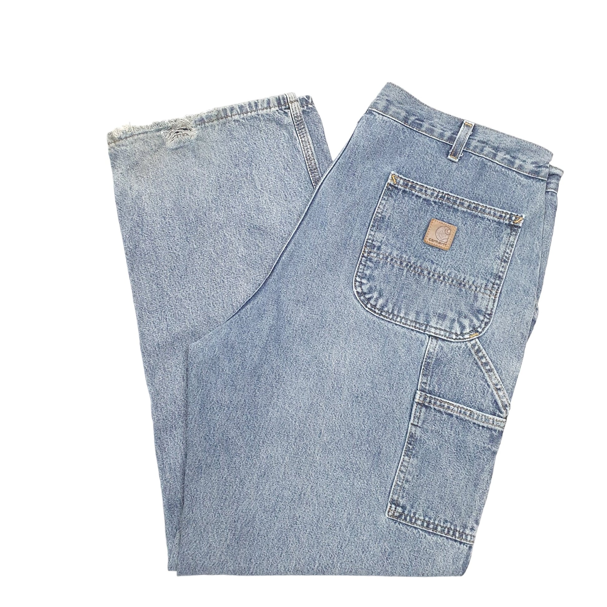 Mens Blue Carhartt  Carpenter JeansW38 L32
