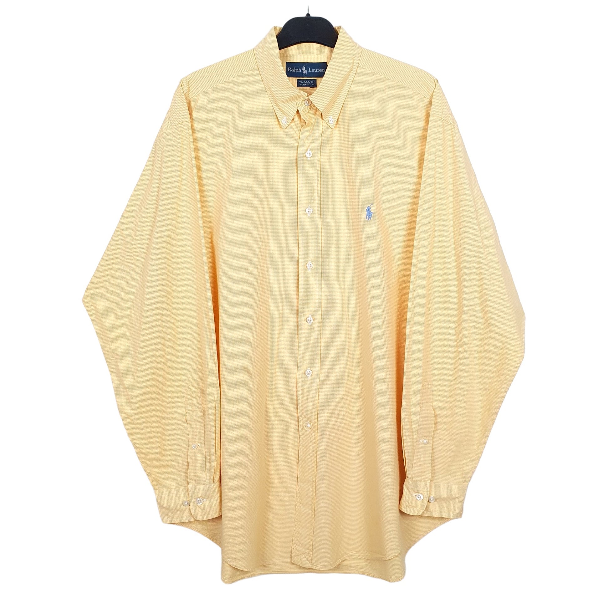 Ralph Lauren Long Sleeve Yarmouth Fit Shirt Yellow