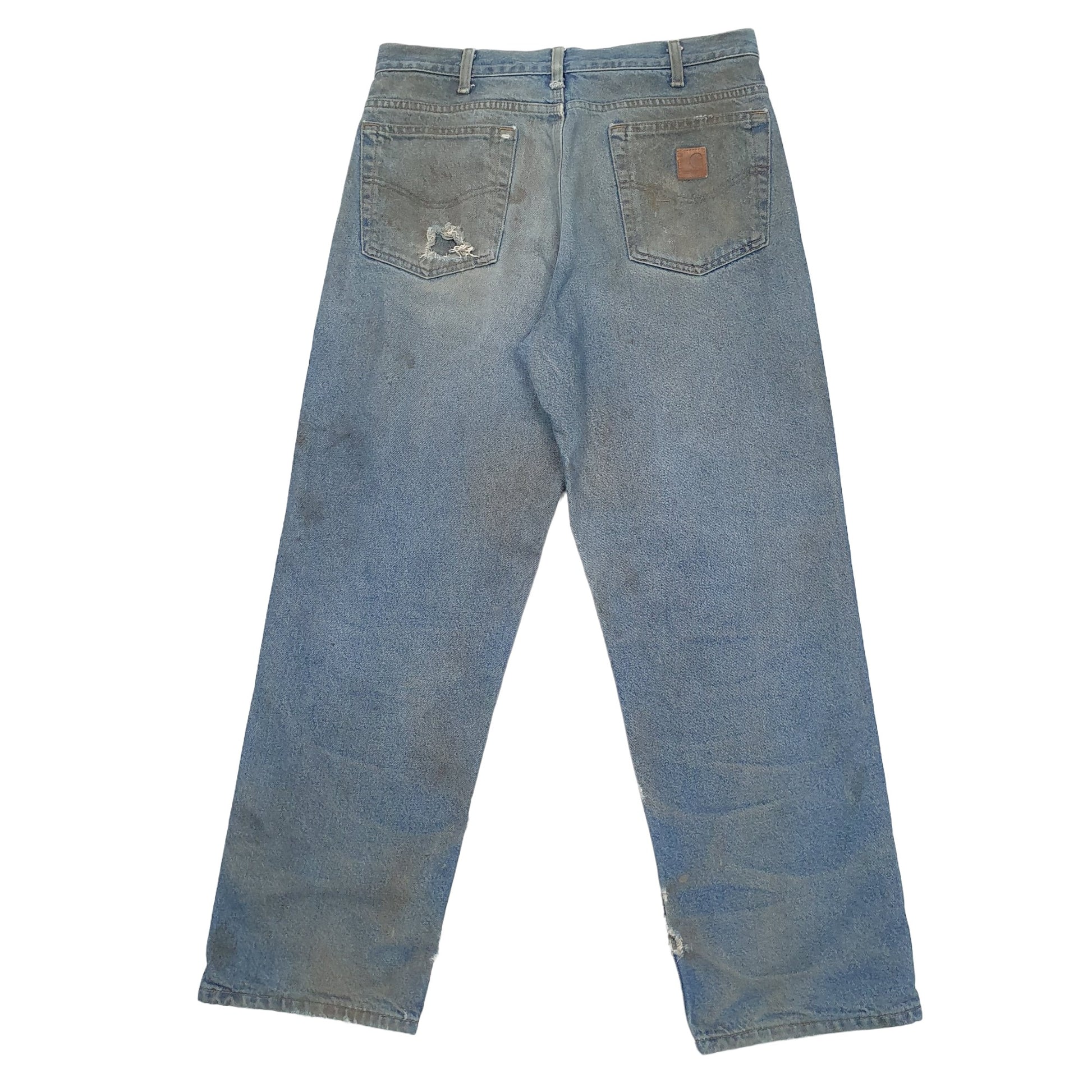 Mens Blue Carhartt  Carpenter JeansW32 L30