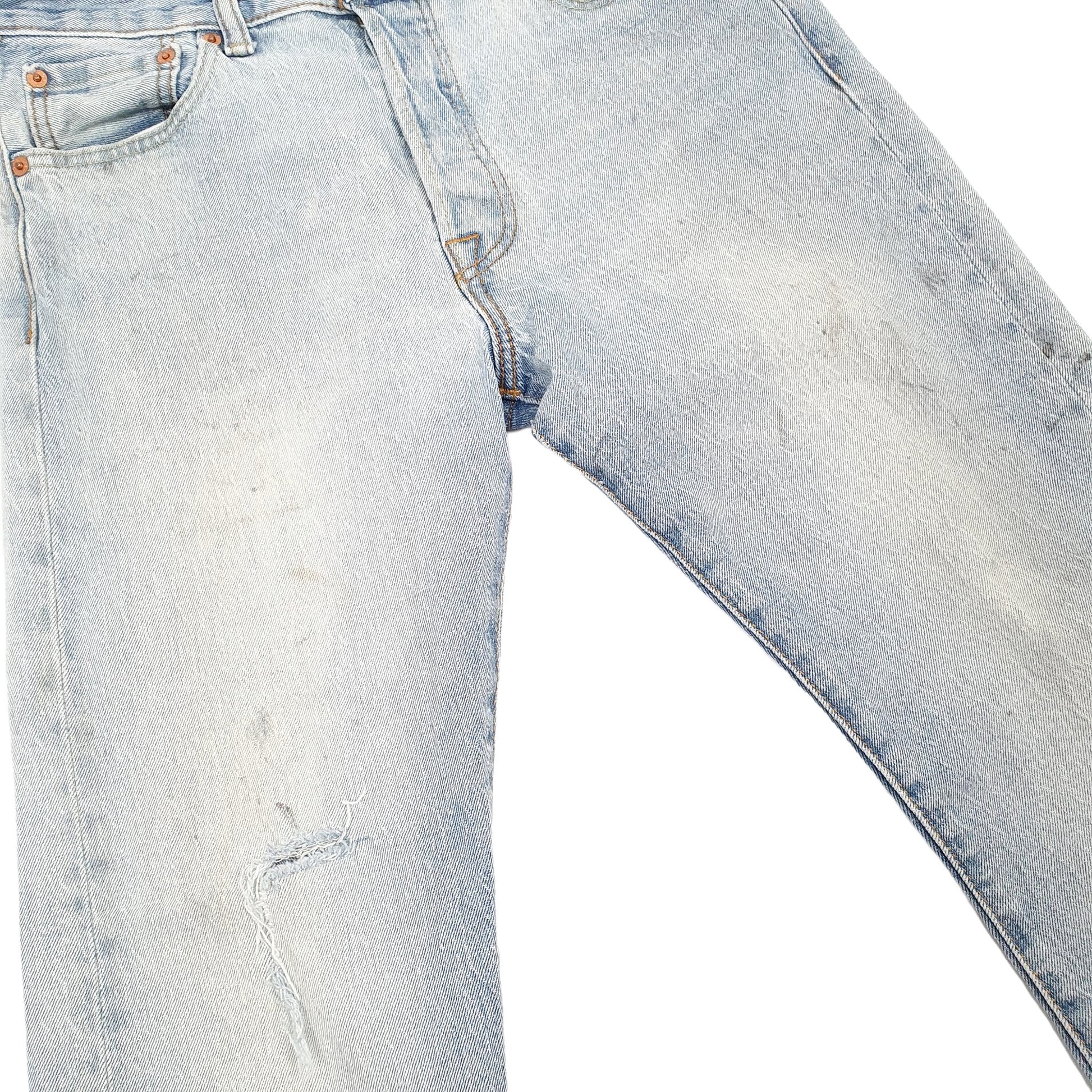 Levis 501 Regular Fit Jeans W30 L32 Blue