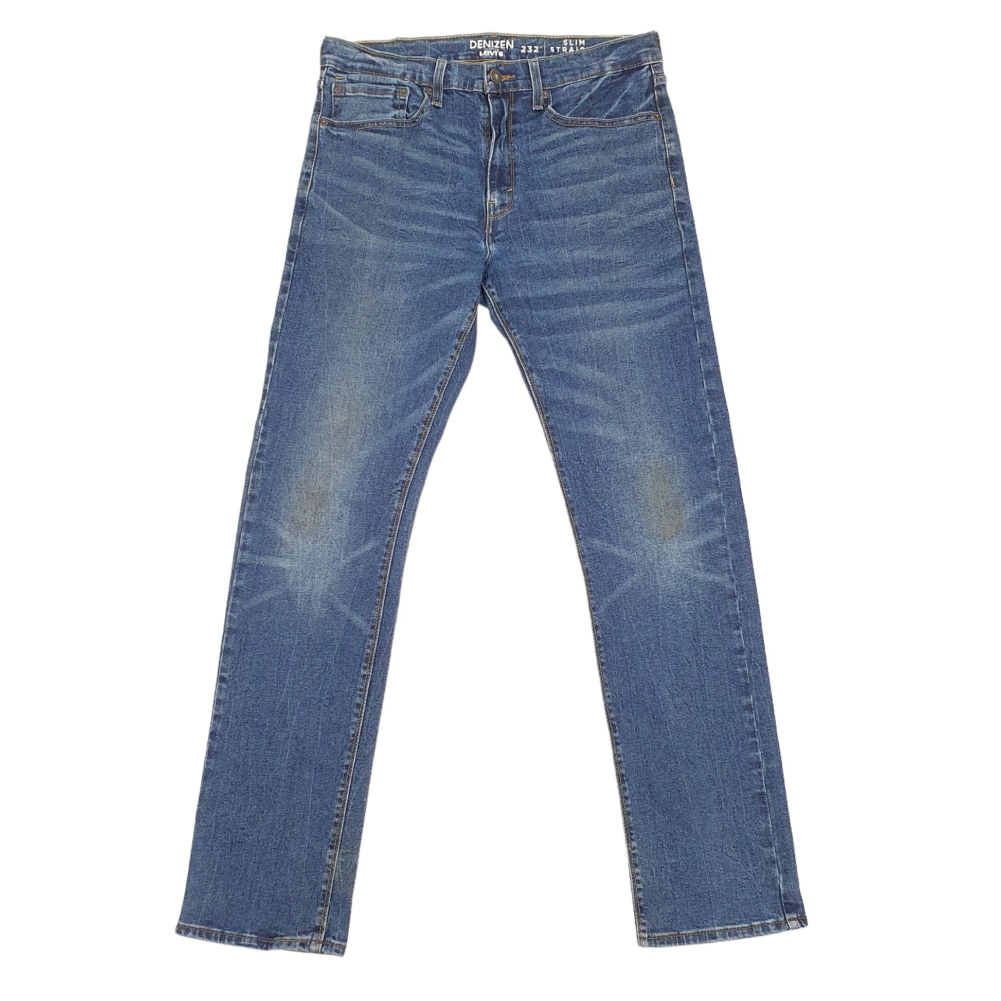 Levis Denizen Slim Fit Straight Jeans W34 L33 Blue