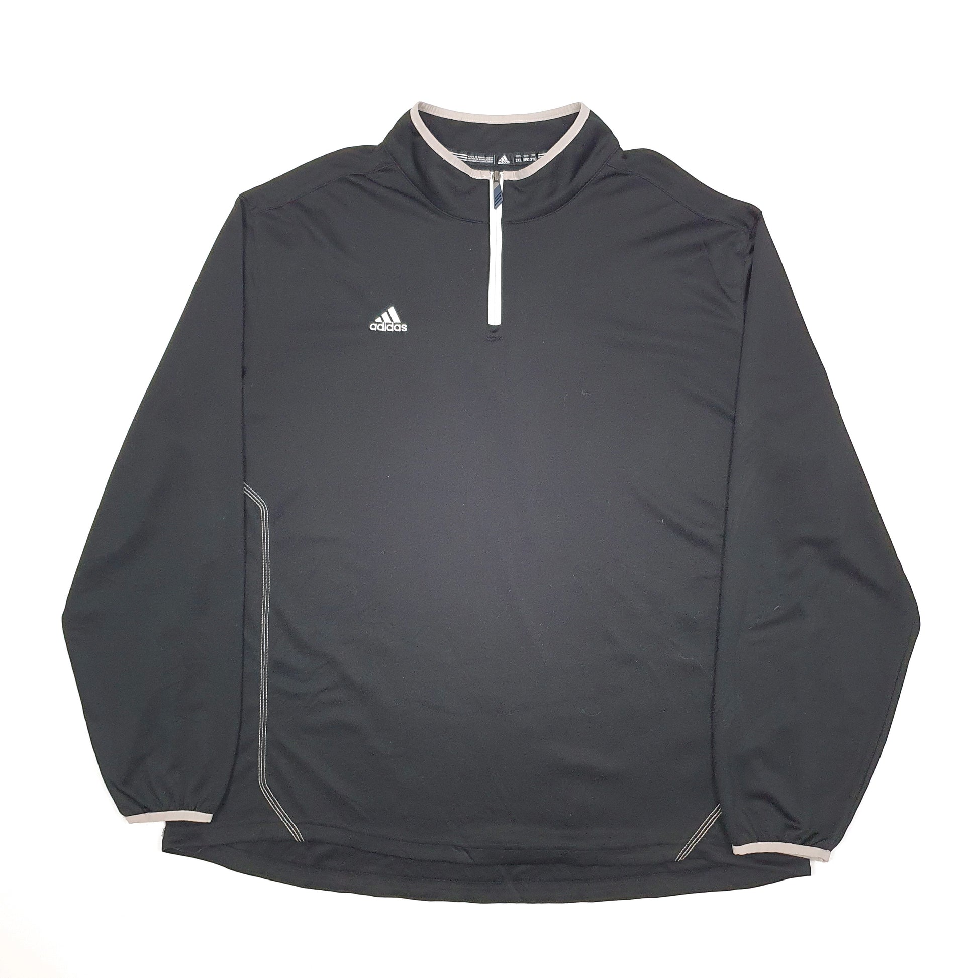 Adidas Quarter Zip XXXL Black