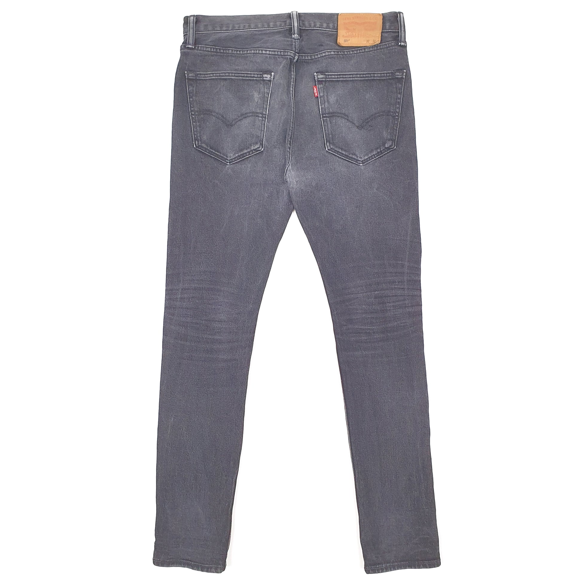 Levis 501 Skinny Slim Fit Jeans W32 L32 Grey