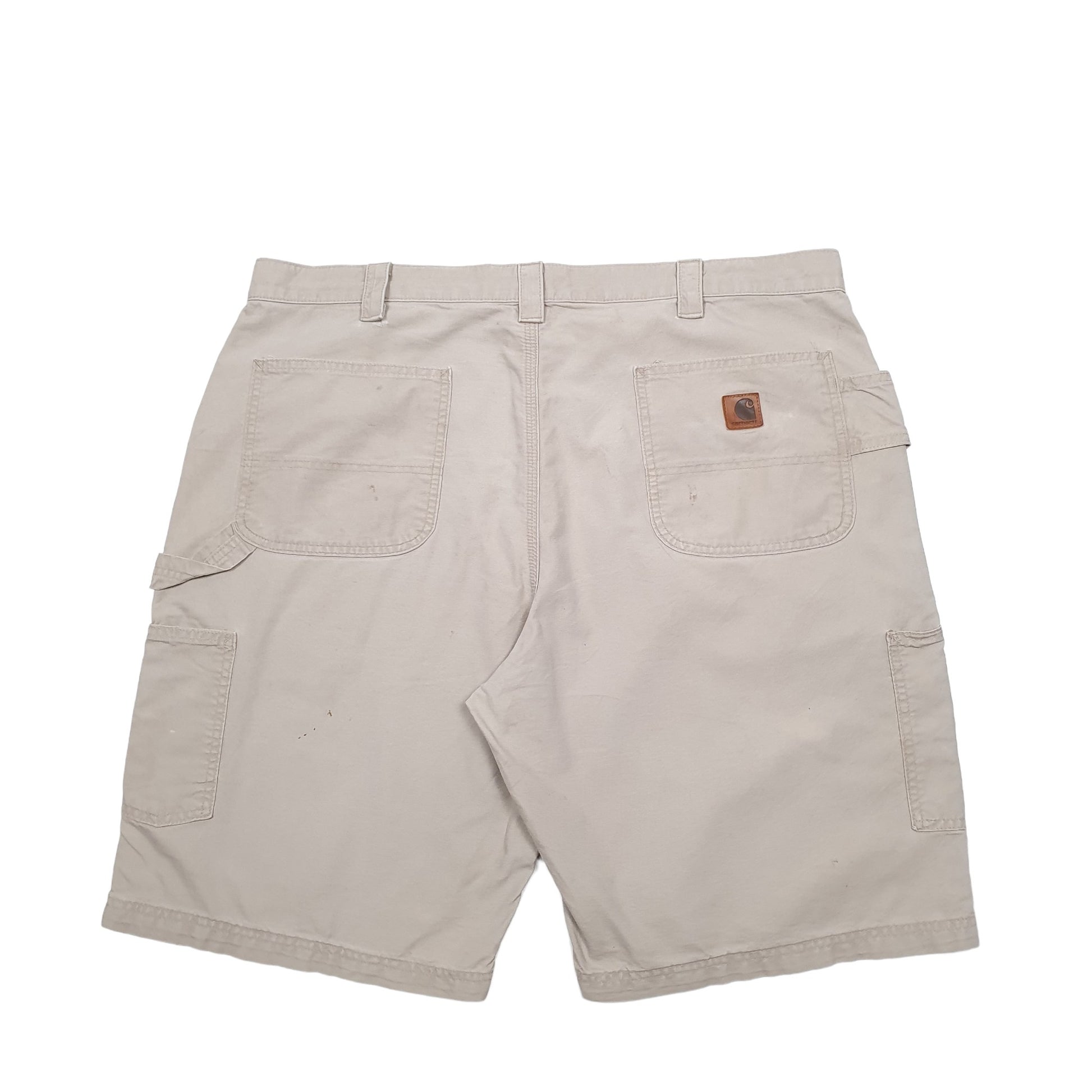 Mens Cream Carhartt  Cargo Shorts