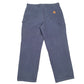 Mens Carhartt Navy Carpenter Trousers W38 L29 Navy