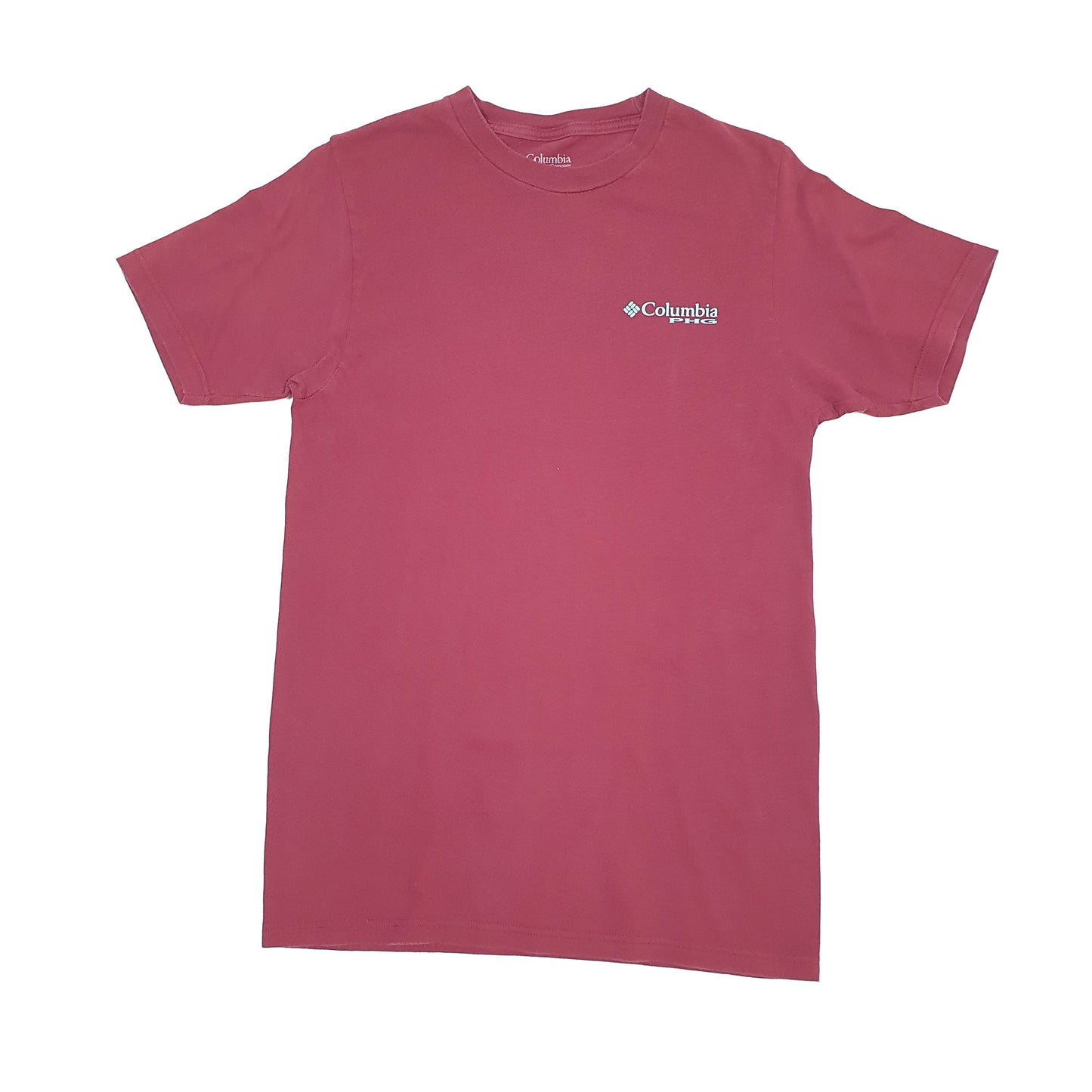 Mens Burgundy Columbia Sportswear PHG Performance Hunting Gear Short Sleeve T Shirt