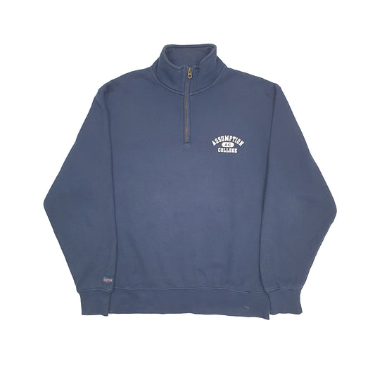 Jansport USA College Quarter Zip M Navy