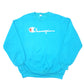 Mens Blue Champion  Crewneck Jumper