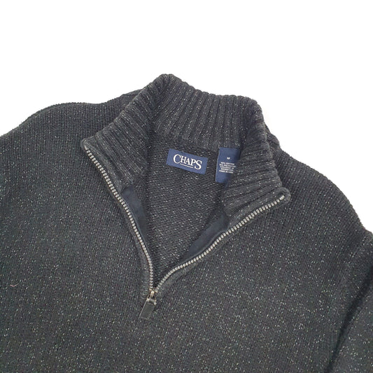 Chaps Quarter Zip M Black