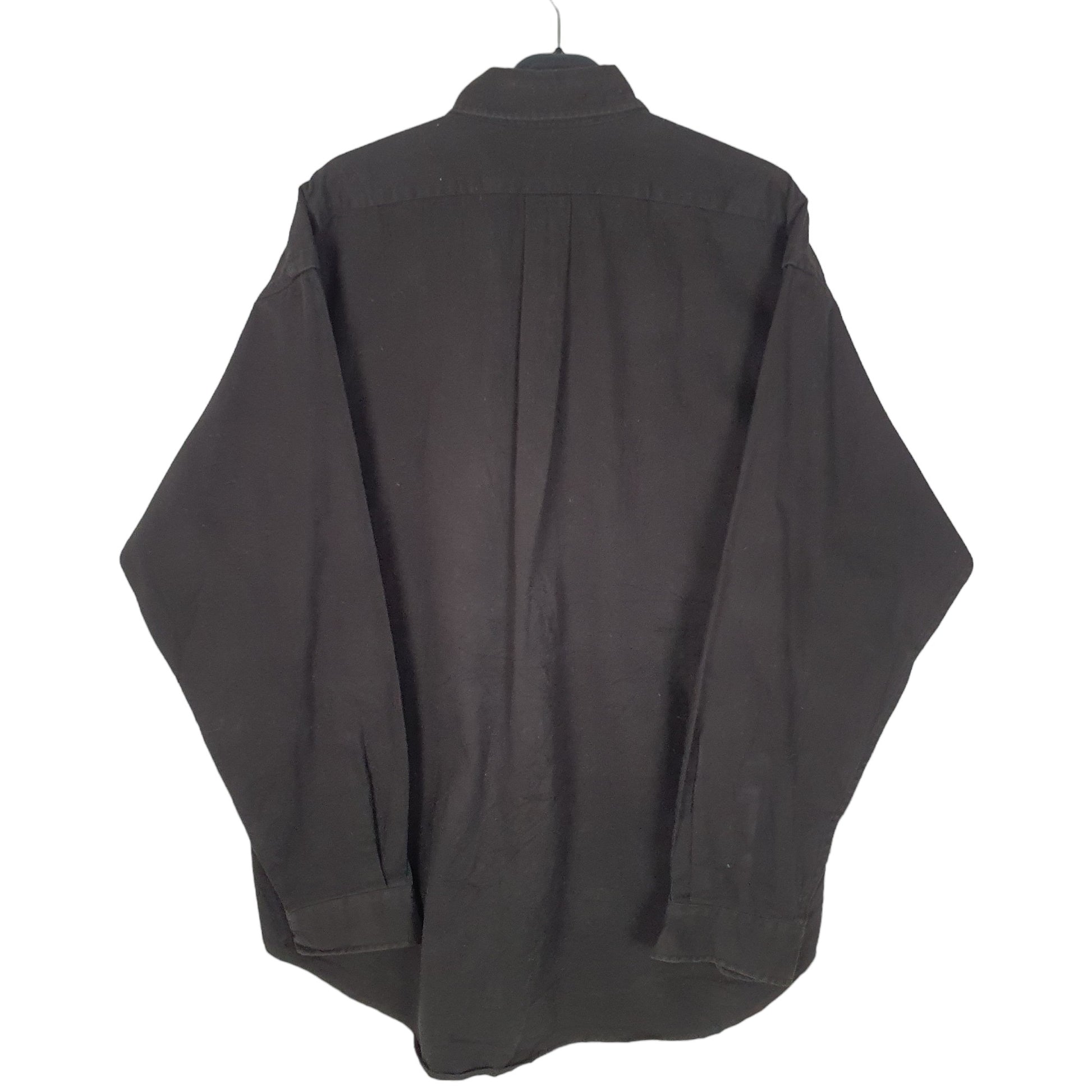 Ralph Lauren Button Down Long Sleeve Blaire Fit Shirt Black