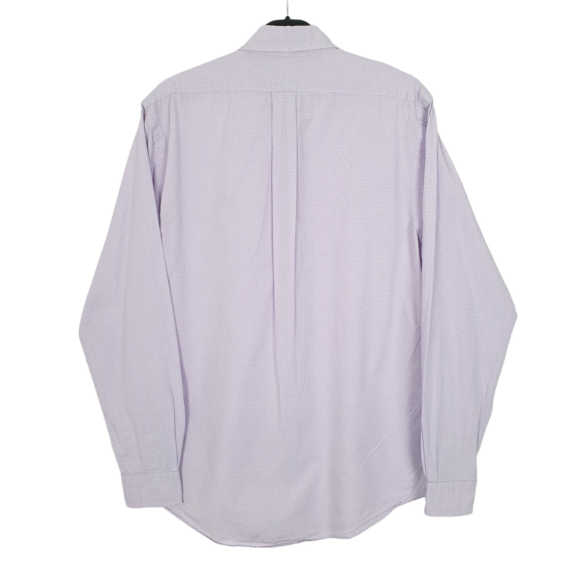 Ralph Lauren Long Sleeve Custom Fit Check Shirt Purple
