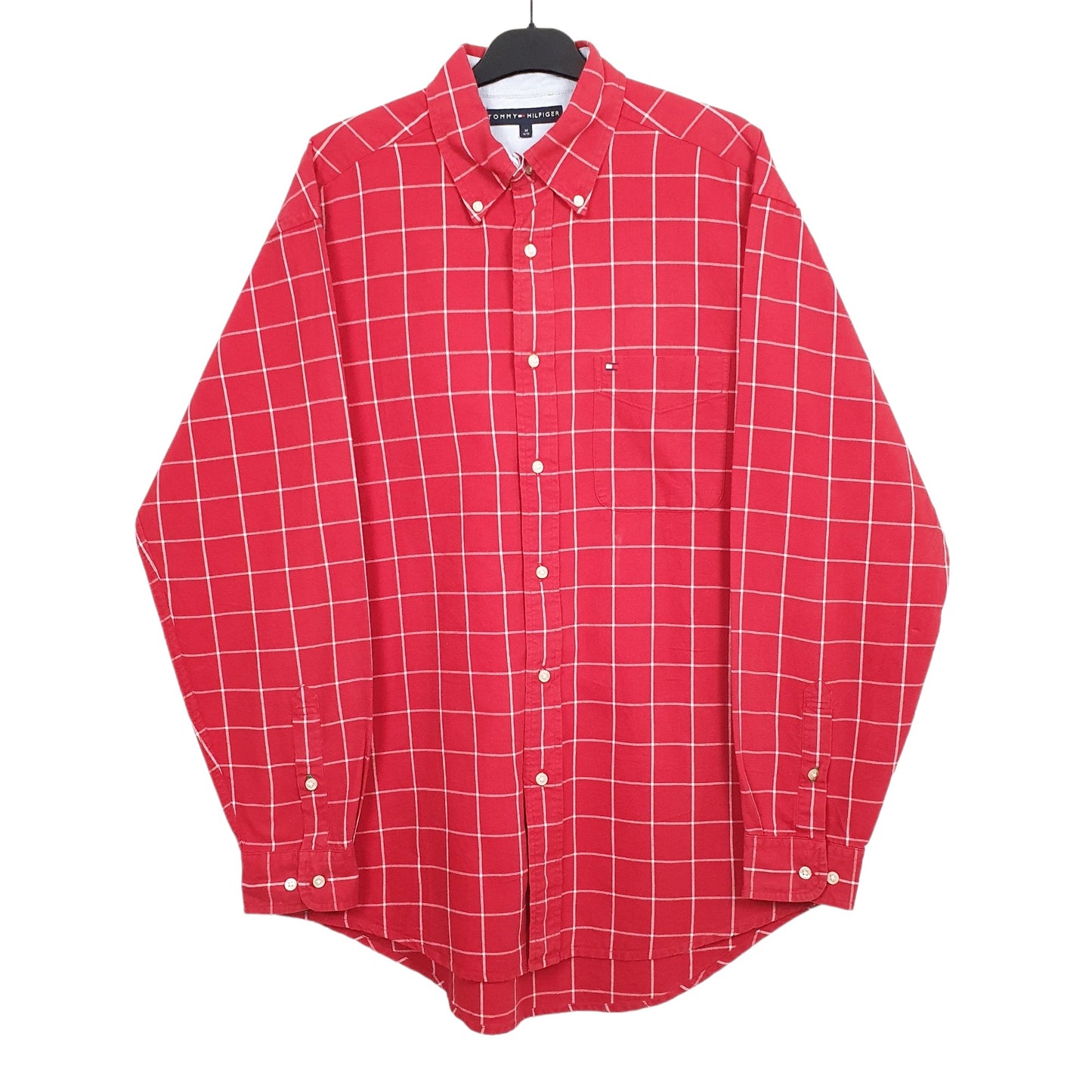 Red Tommy Hilfiger Long Sleeve Shirt