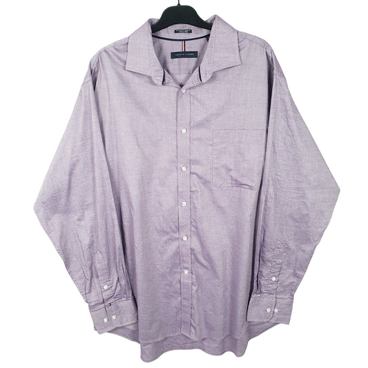 Tommy Hilfiger Long Sleeve Regular Fit Shirt Purple