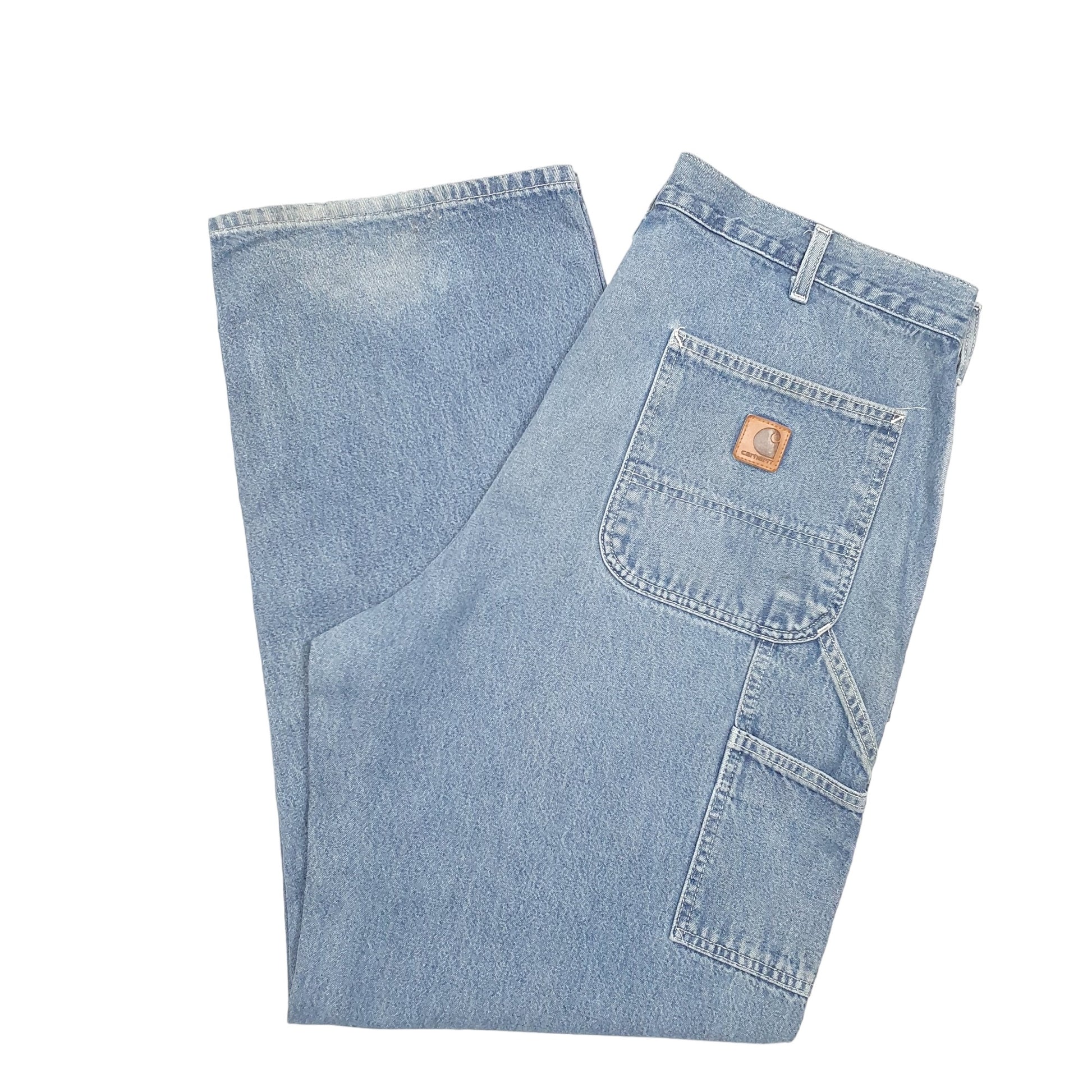 Mens Blue Carhartt  Carpenter JeansW38 L32