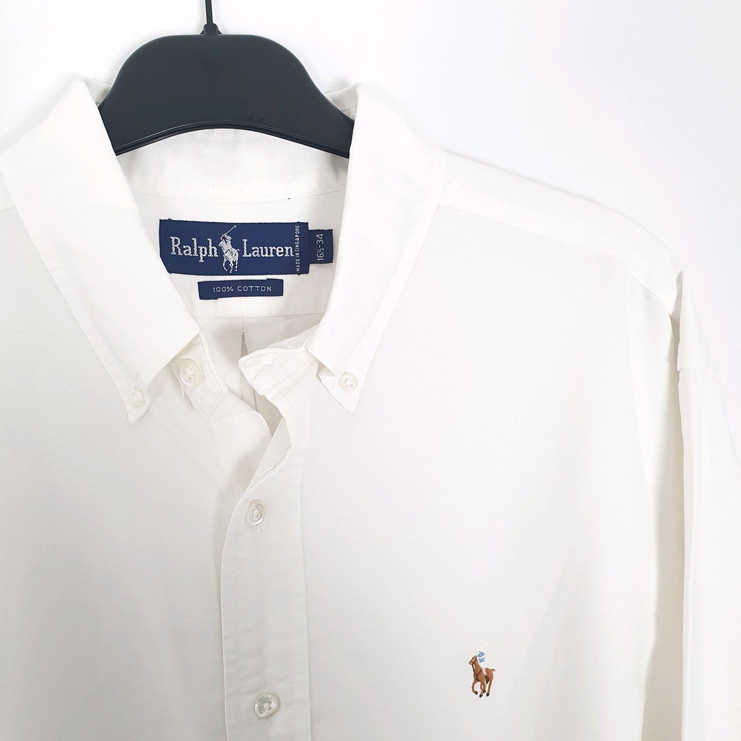 Polo Ralph Lauren Long Sleeve Regular Fit Shirt White