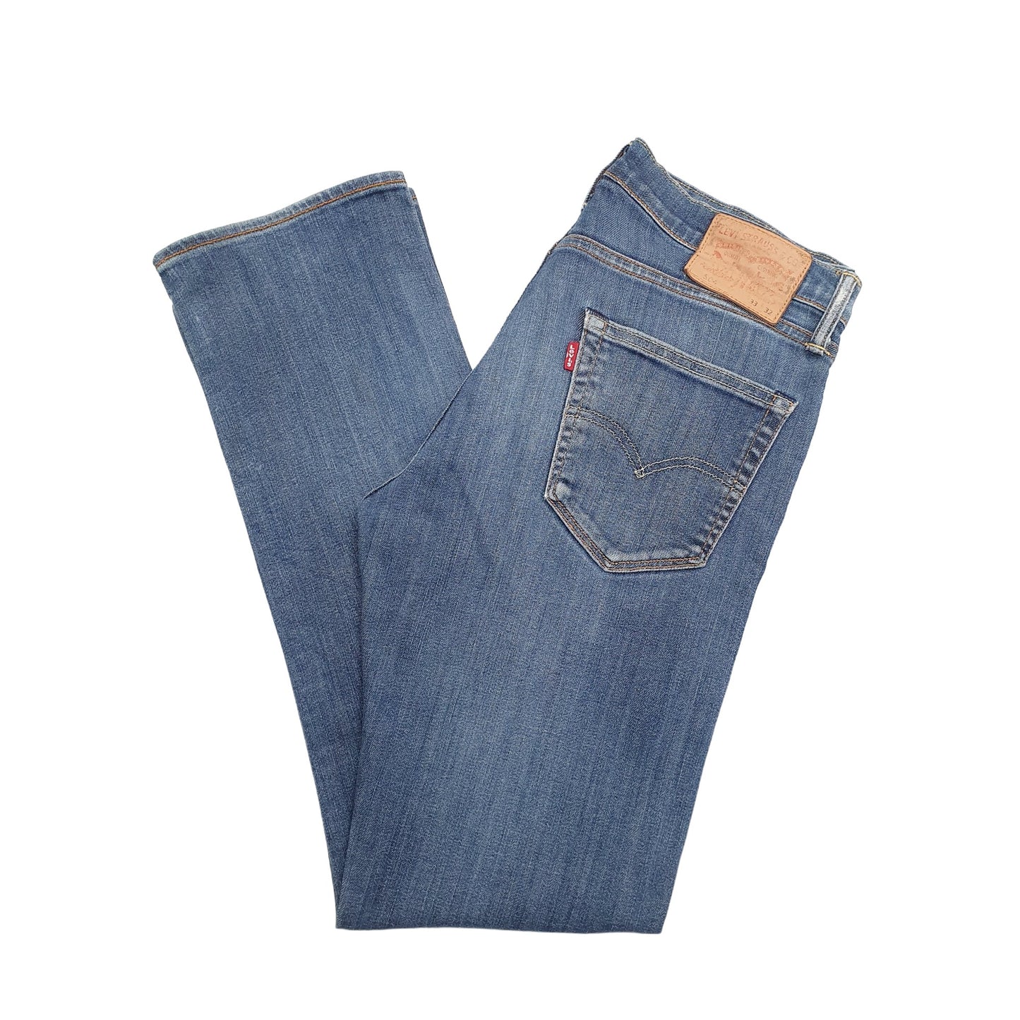 Mens Blue Levis  504 JeansW33 L32