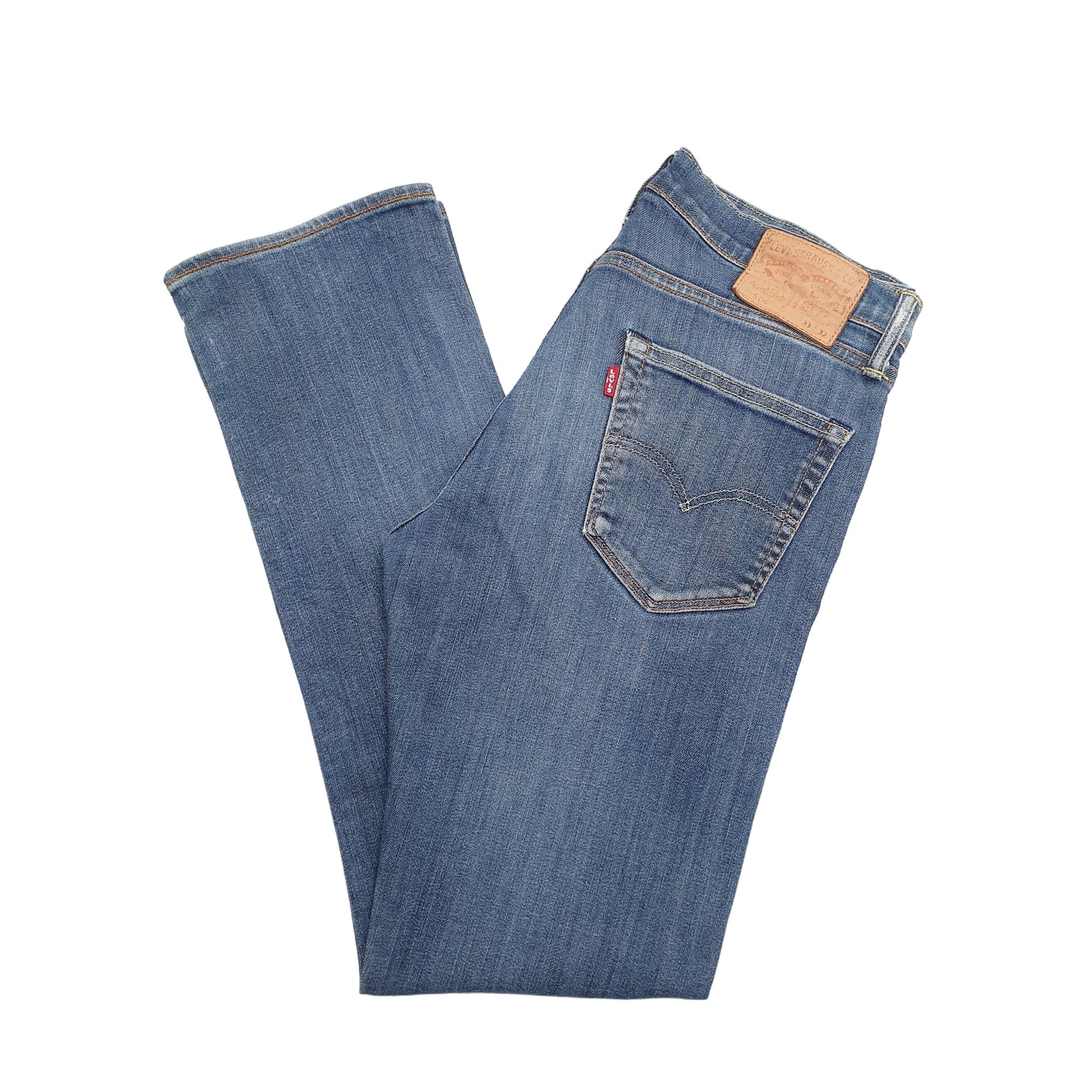 Mens Blue Levis  504 JeansW33 L32