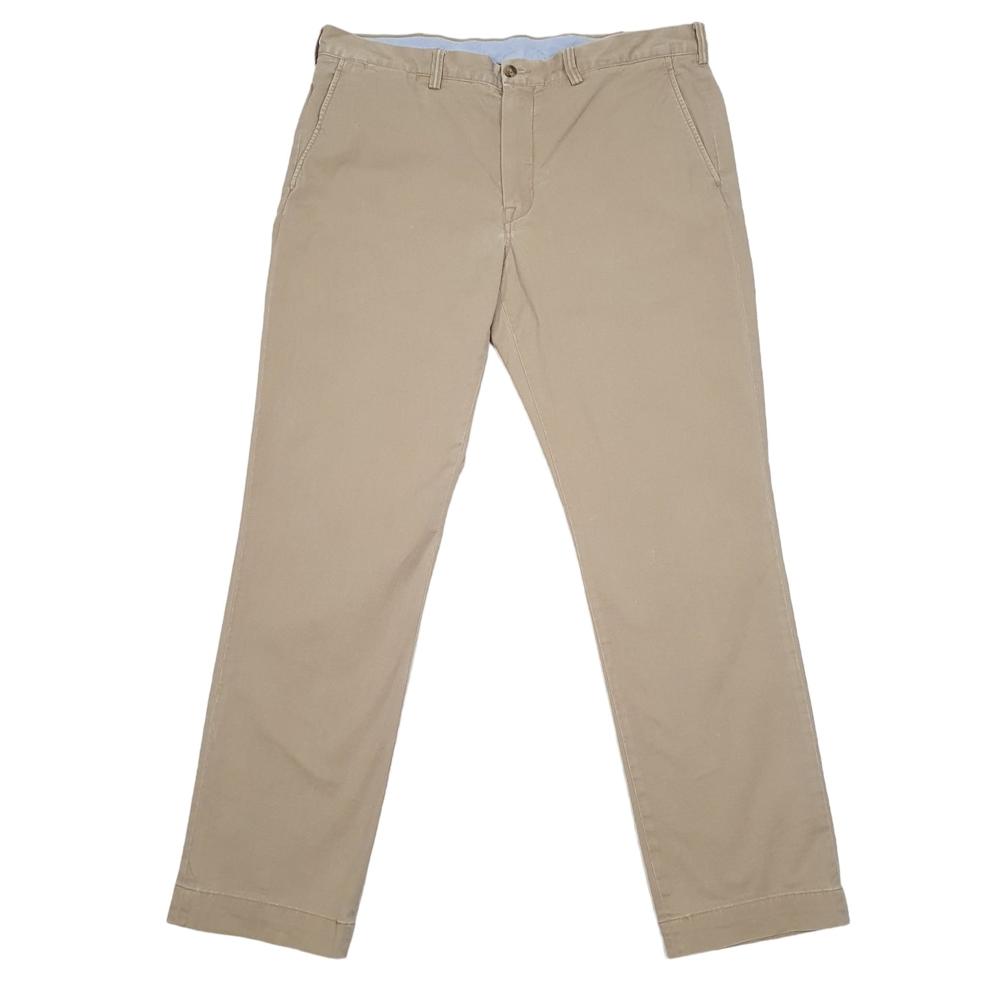 Mens Beige Polo Ralph Lauren Stretch Straight Fit Polo Chino Trousers