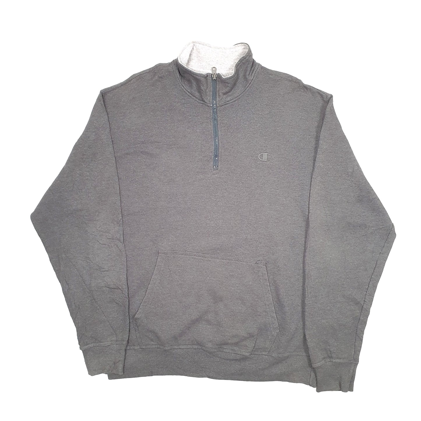 Champion Quarter Zip L Grey