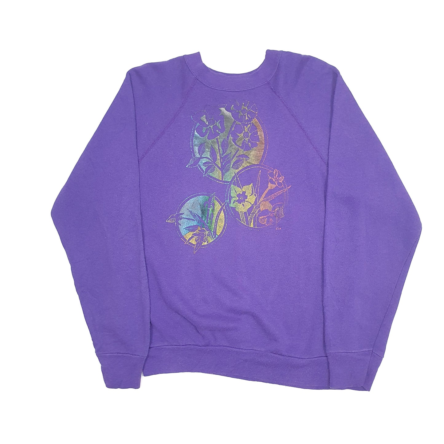 Tultex Crewneck M Purple