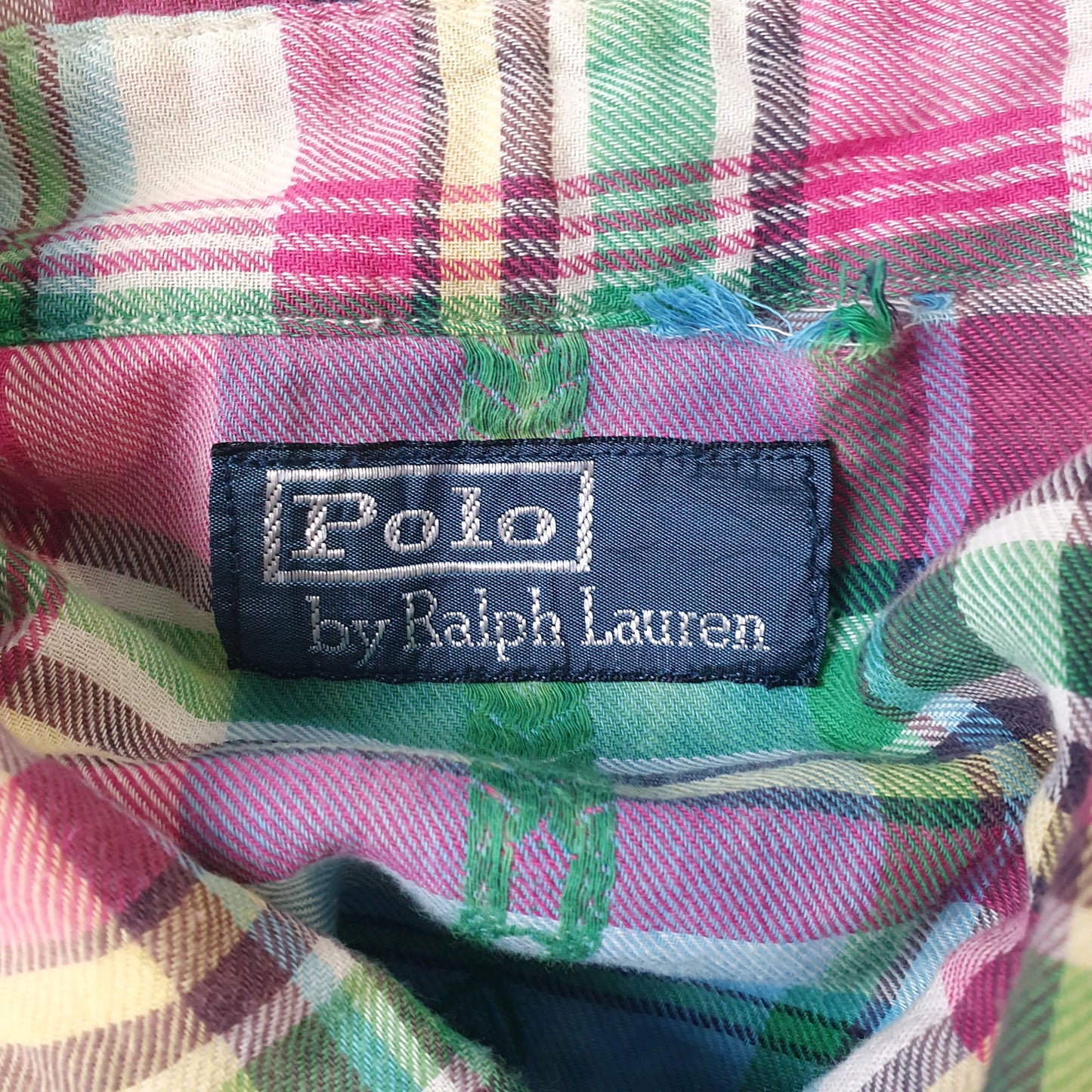 Ralph Lauren Long Sleeve Regular Fit Check Shirt Blue