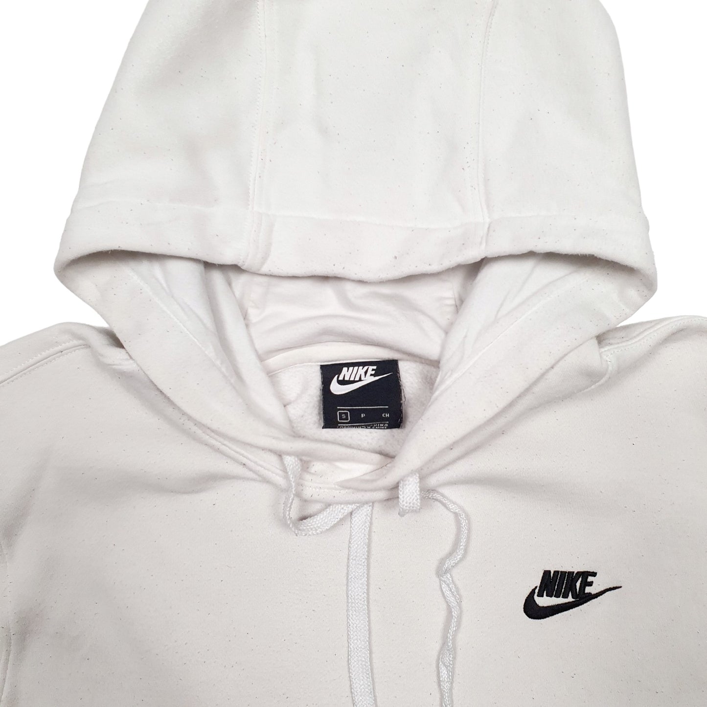 Mens White Nike  Hoodie Jumper