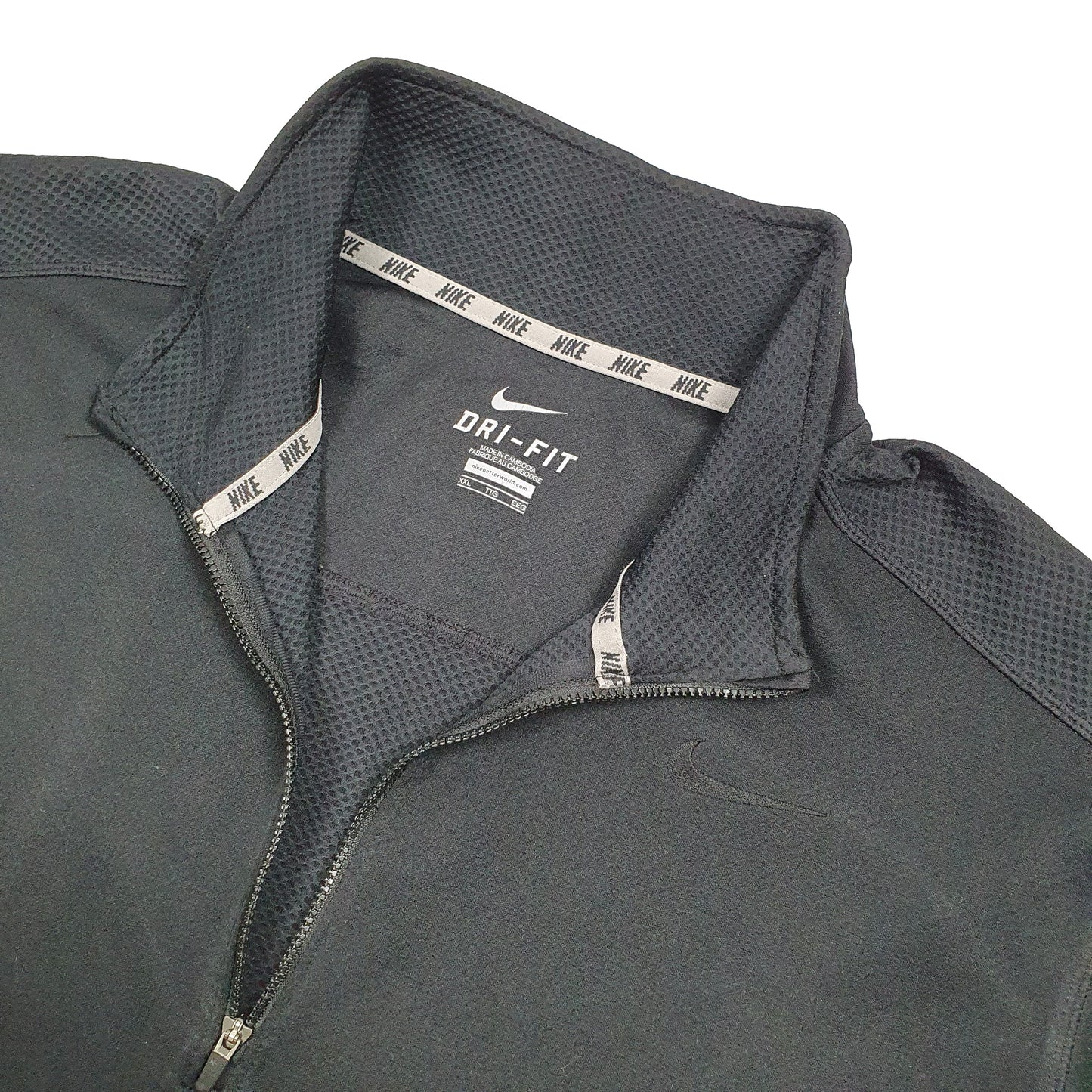 Nike Dri Fit Quarter Zip XXL Black