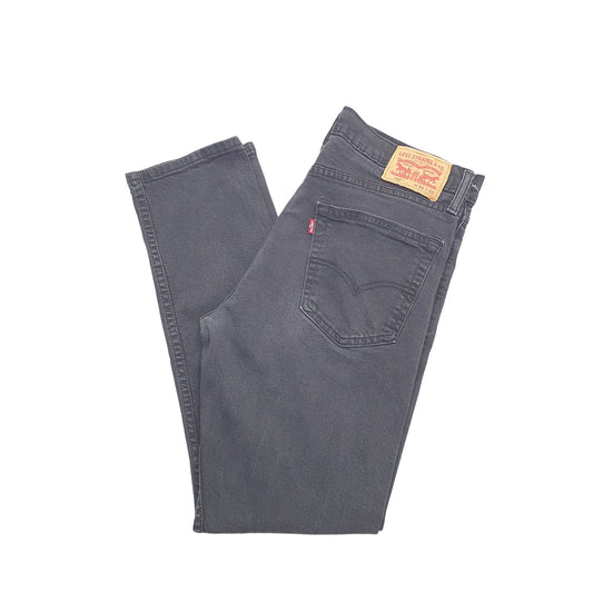 Levis 502 Regular Fit Jeans W34 L30 Black