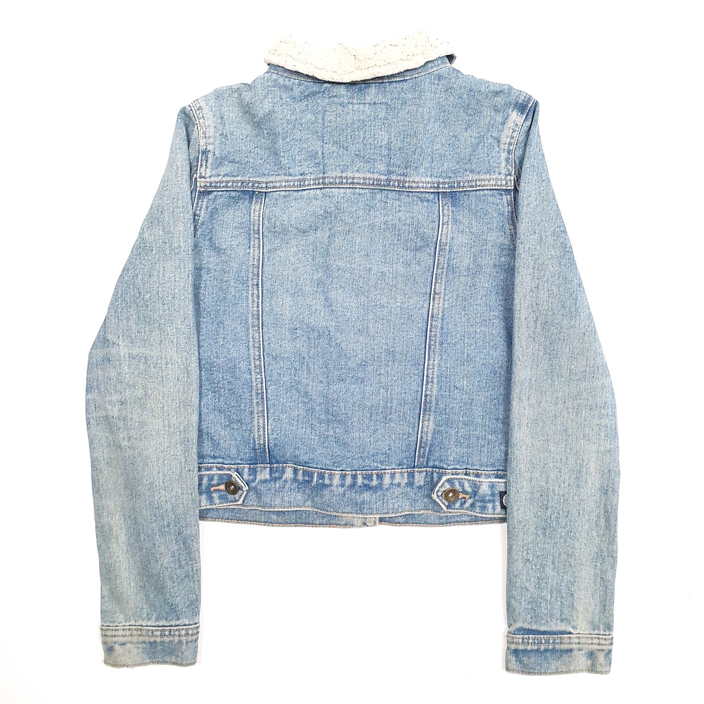 Womens Blue Brookhaven Trucker Denim Jacket Coat