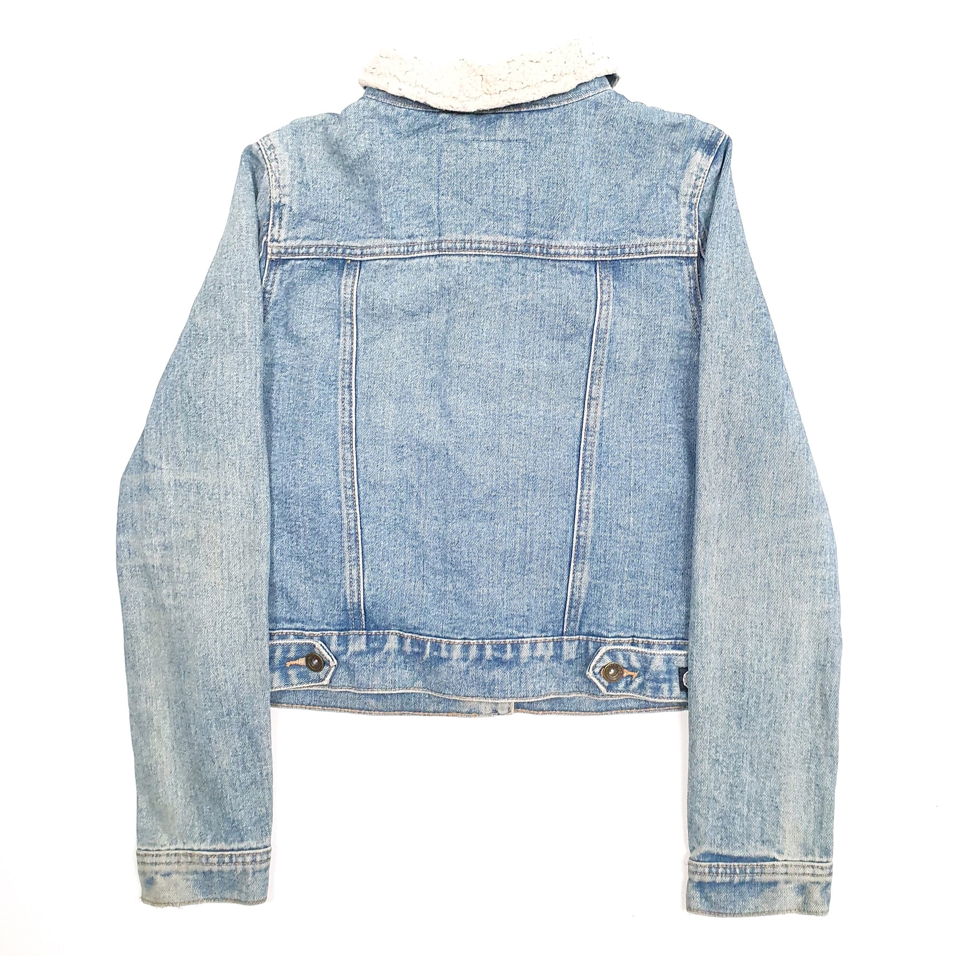 Womens Blue Brookhaven Trucker Denim Jacket Coat