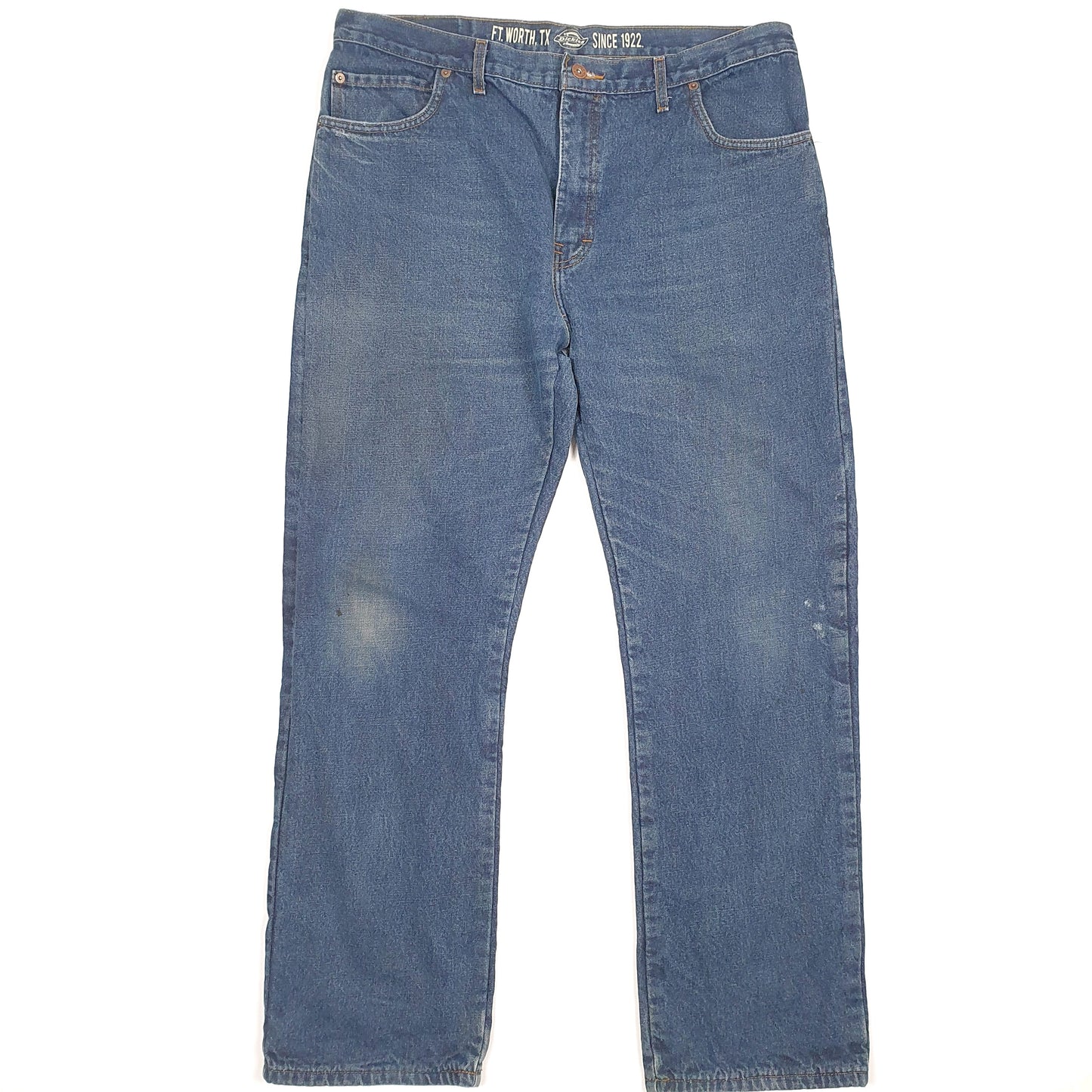 Dickies Casual Loose Fit Cotton lined Jeans W36 L31 Blue