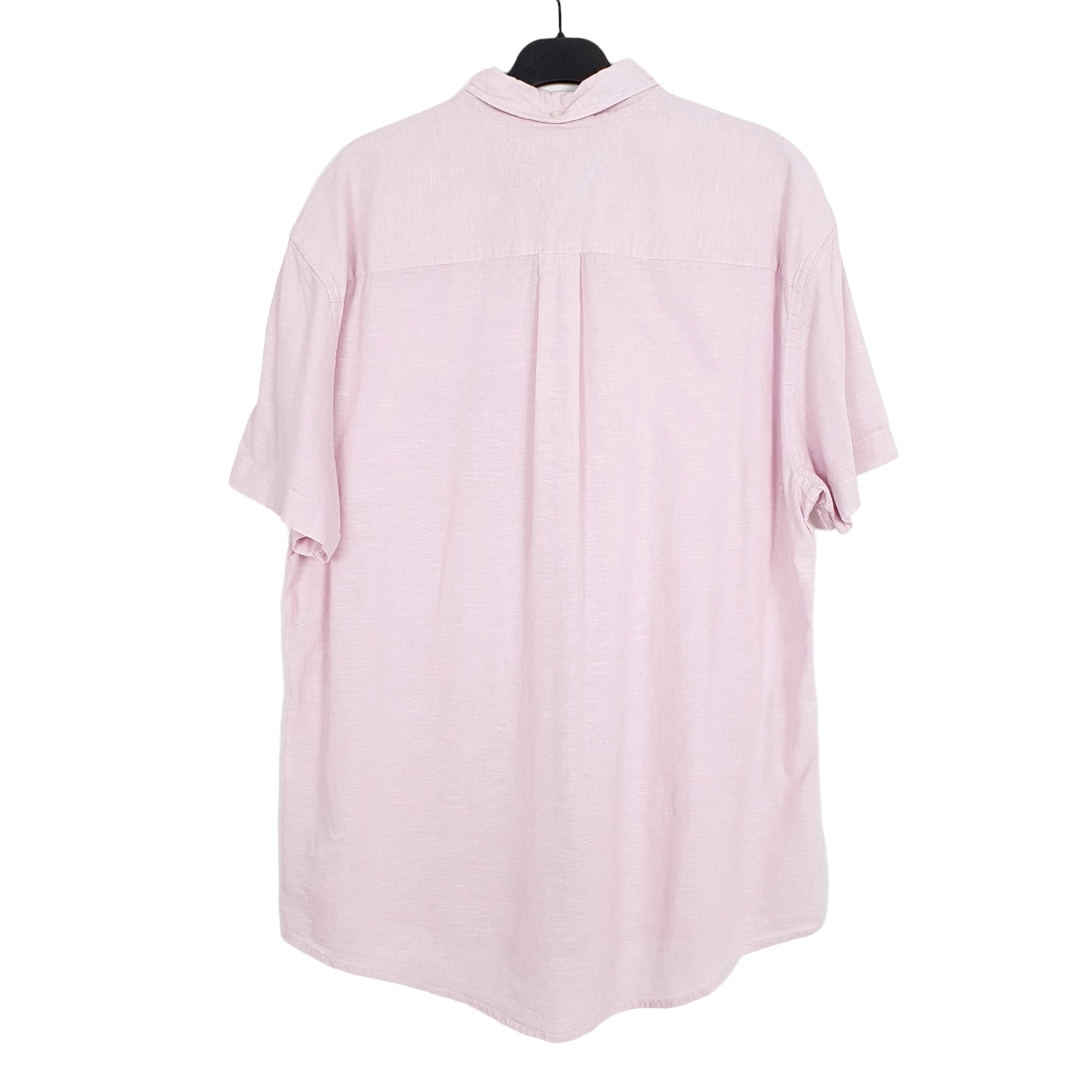 Tommy Hilfiger Short Sleeve Custom Fit Shirt Pink