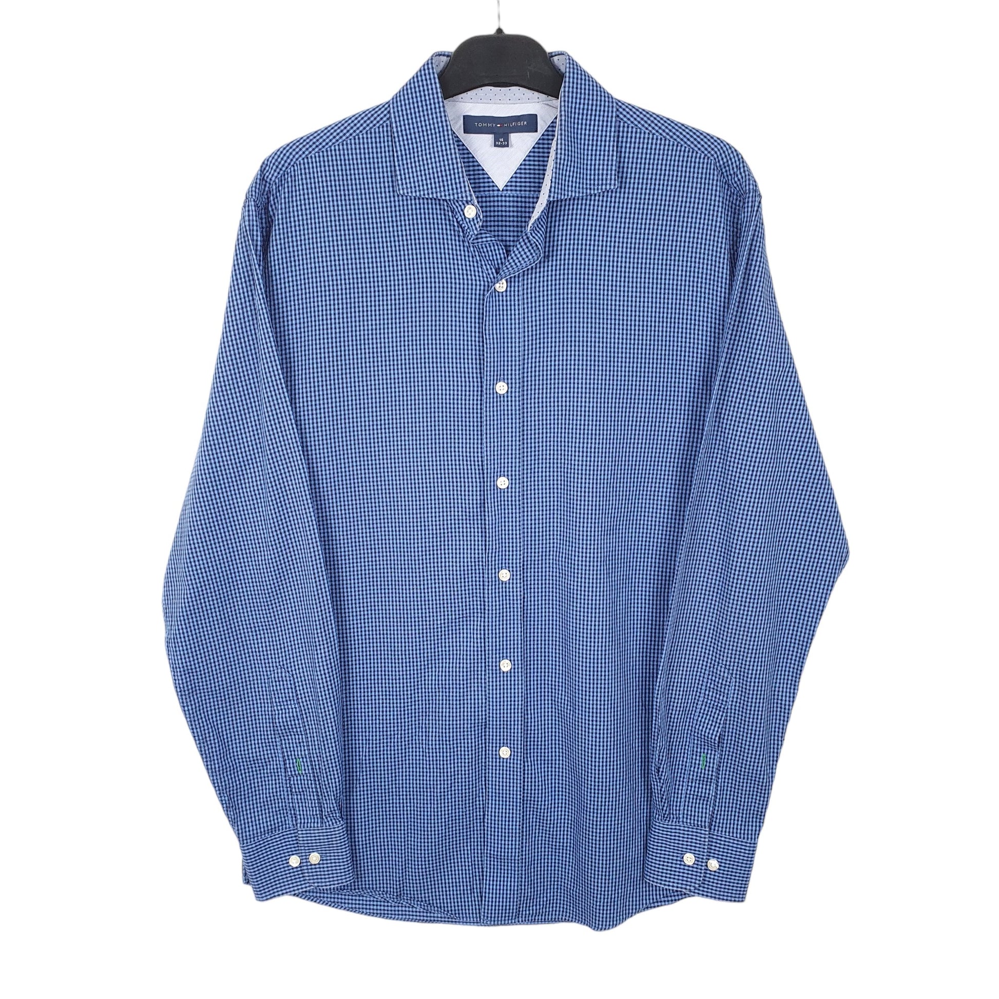 Blue Tommy Hilfiger Long Sleeve Shirt